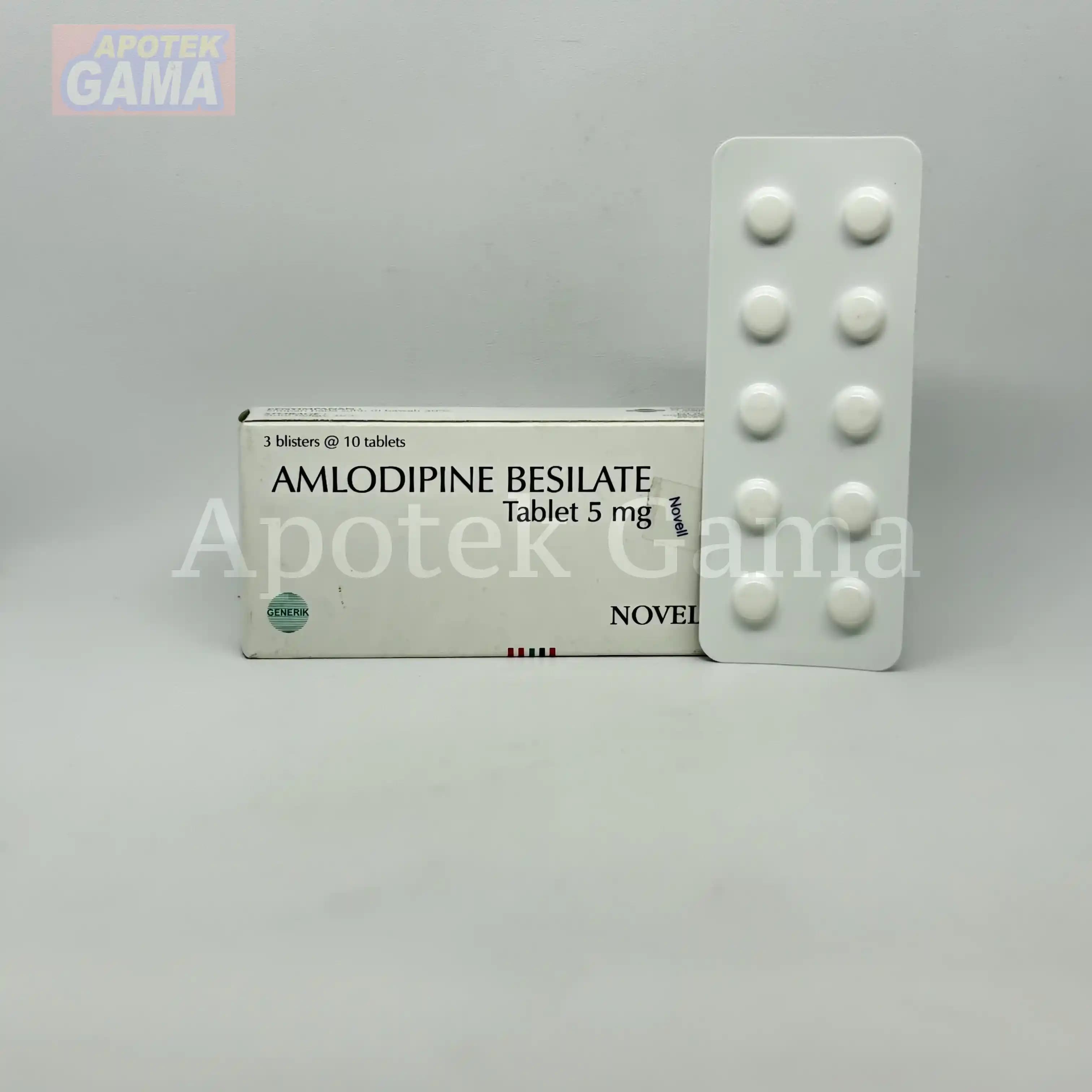 AMLODIPINE TAB 5 MG BRANDED NOVEL 5