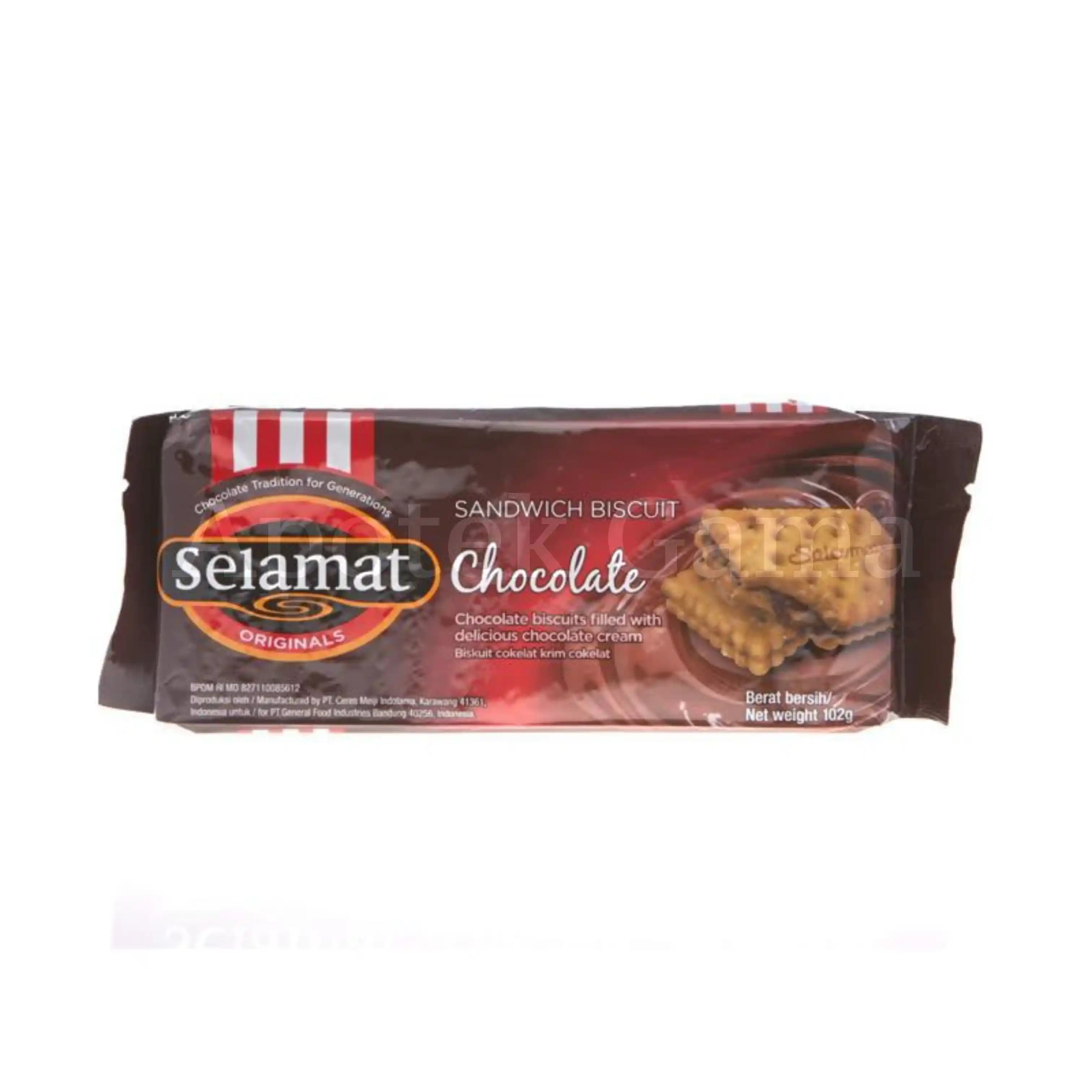 SELAMAT BISC CHOCO 102G 2