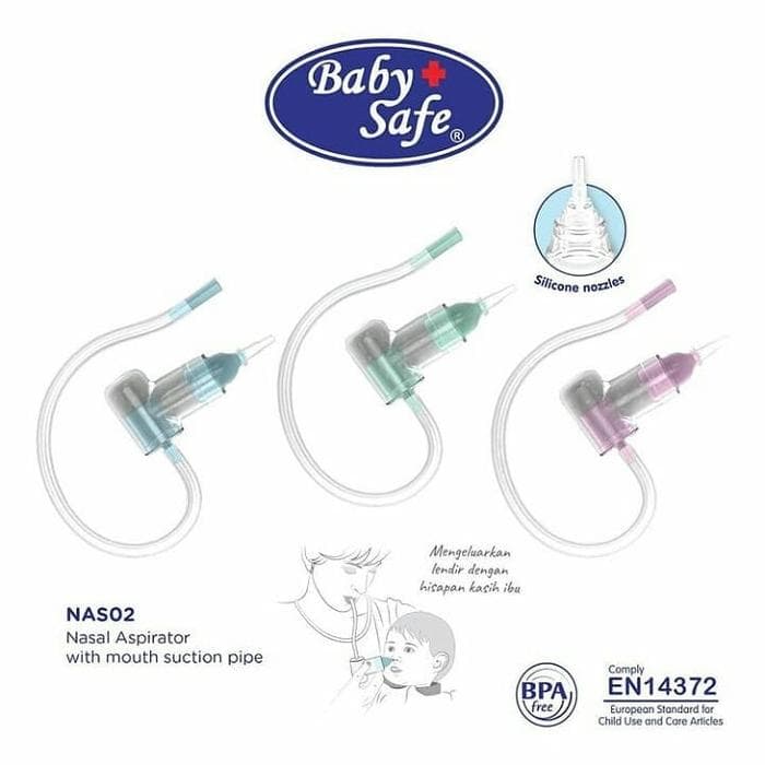 BABY SAFE SILICONE NASAL ASPIRATOR NAS02 3