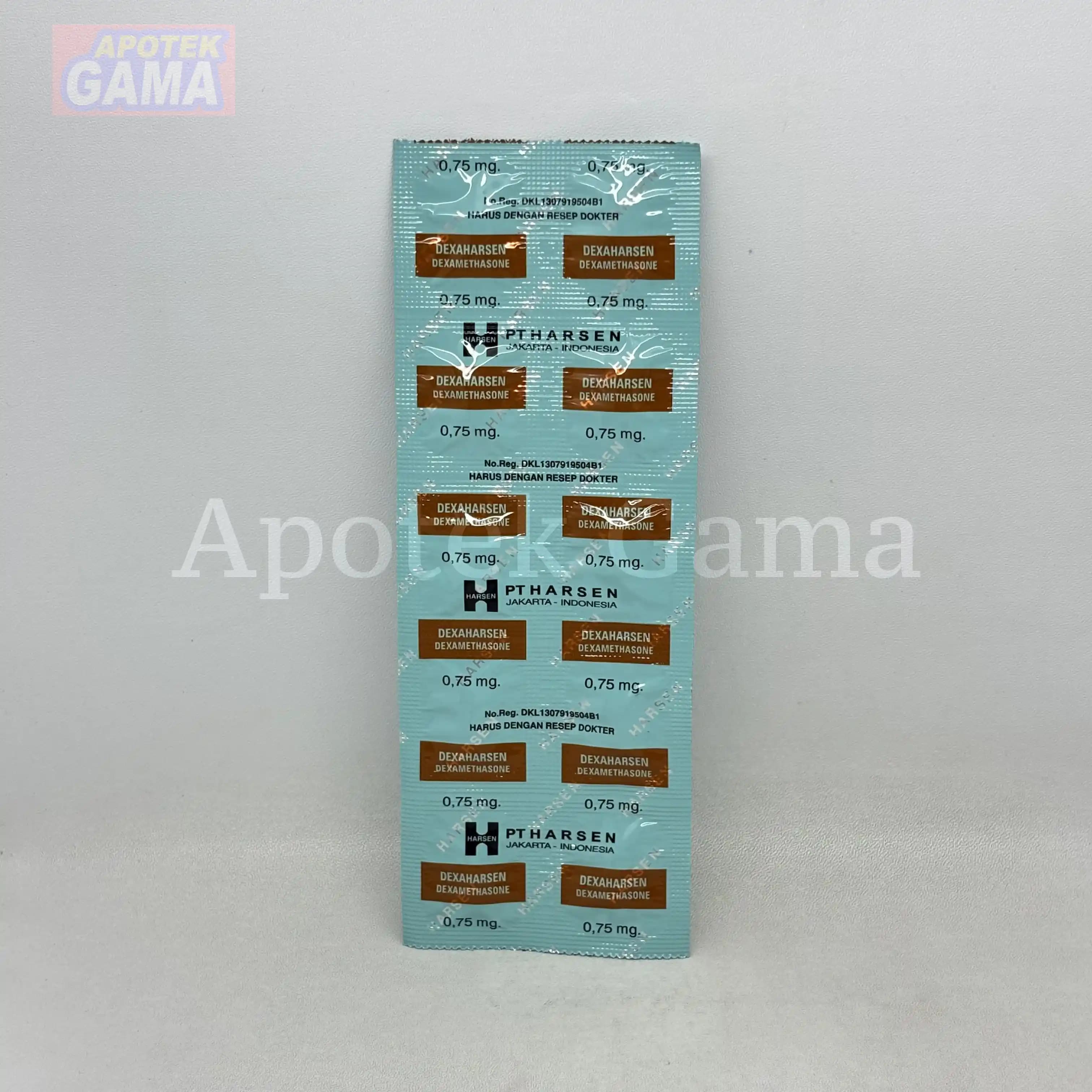 DEXAMETHASONE 0.75 MG STRIP 3