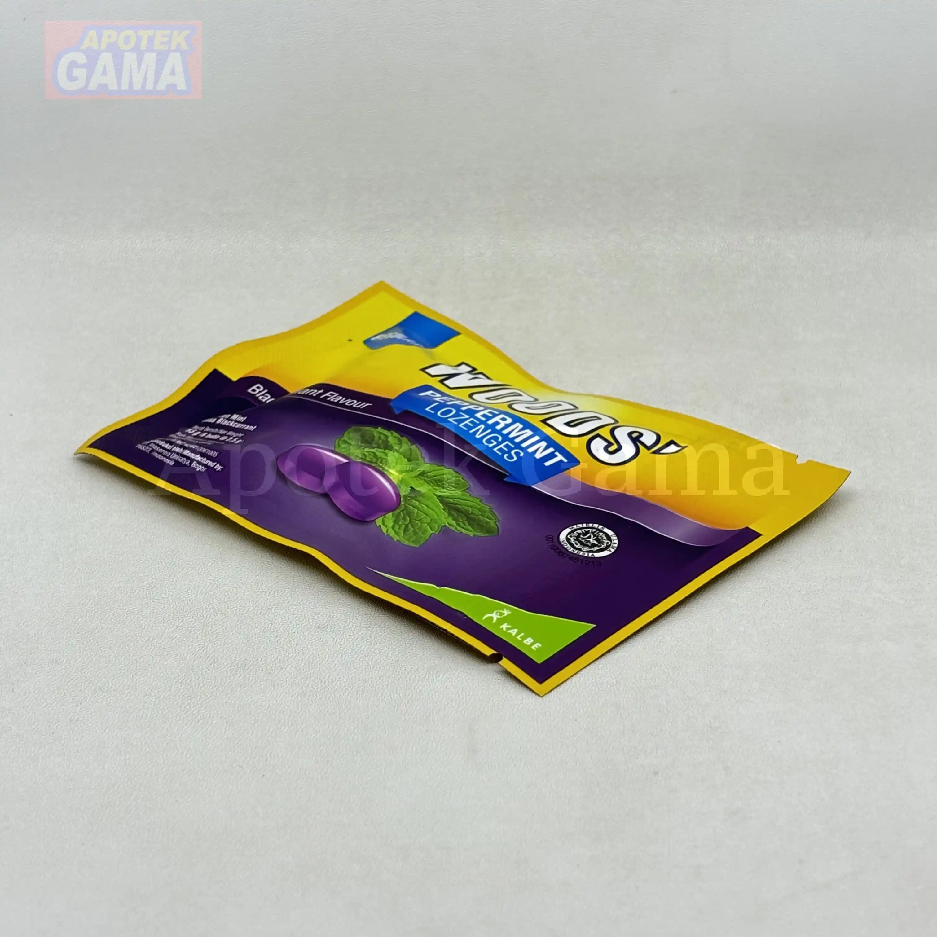 WOOD PEPPERMINT LOZENGES BLACKCURRANT 5