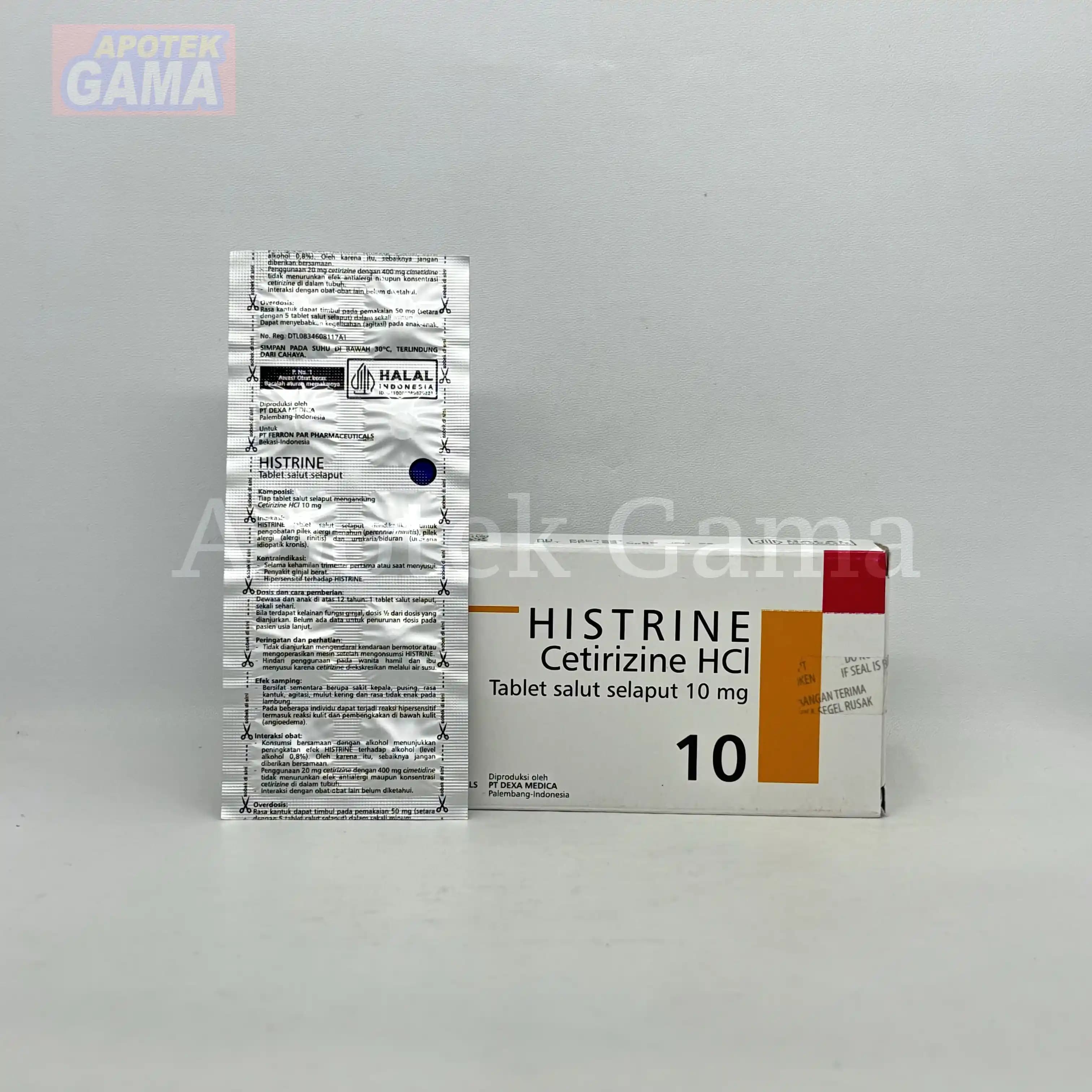 HISTRINE 10 MG/30 TAB 2