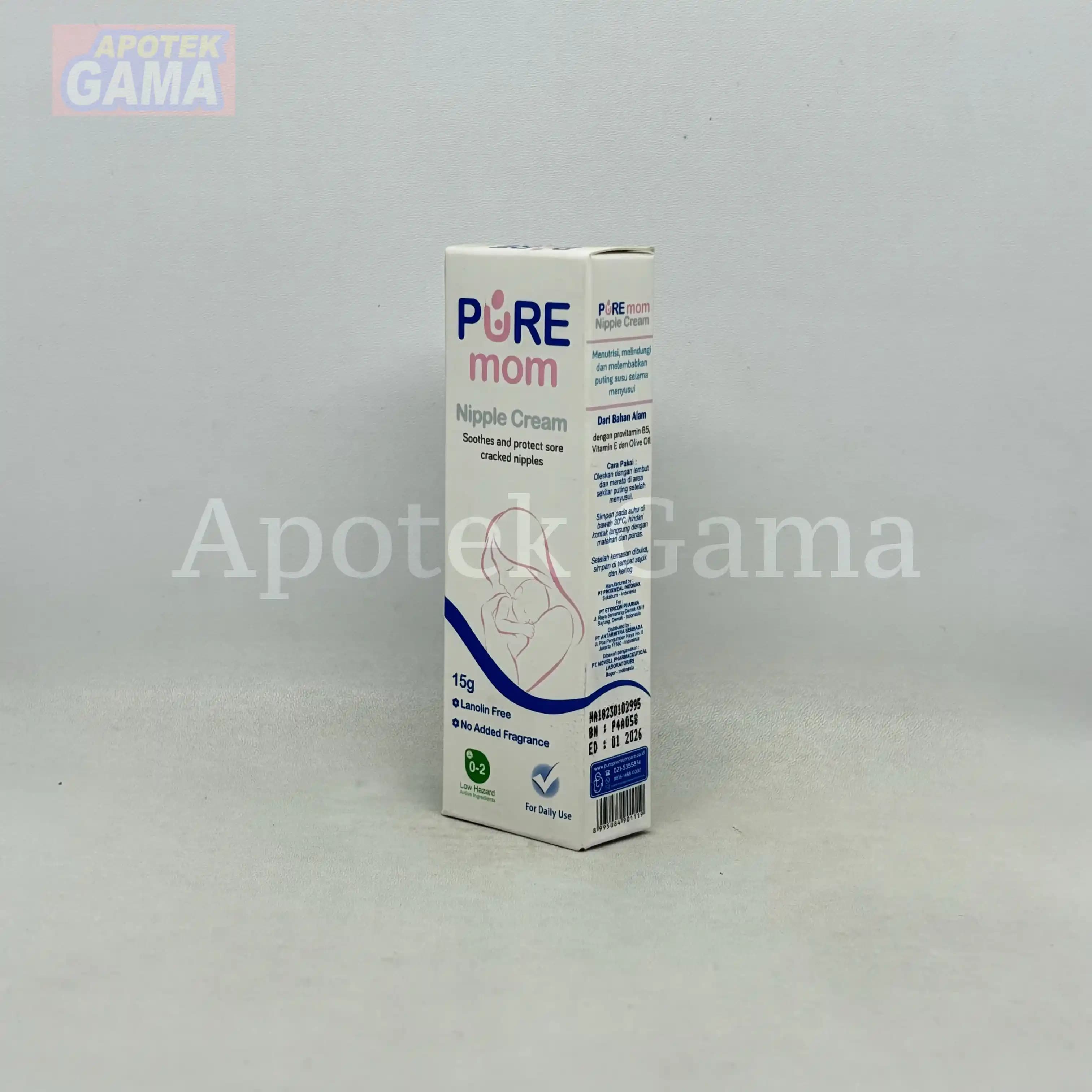 PURE MOM NIPPLE CREAM 15GR 4