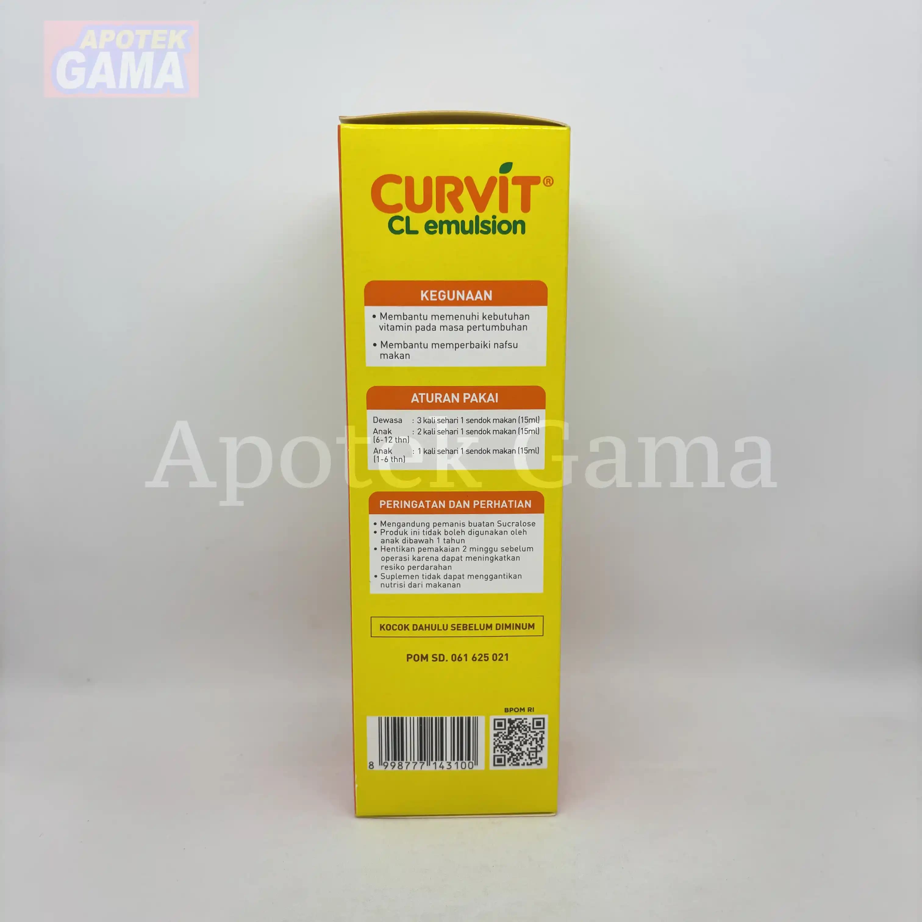 CURVIT CL EMLSN 175ML  4