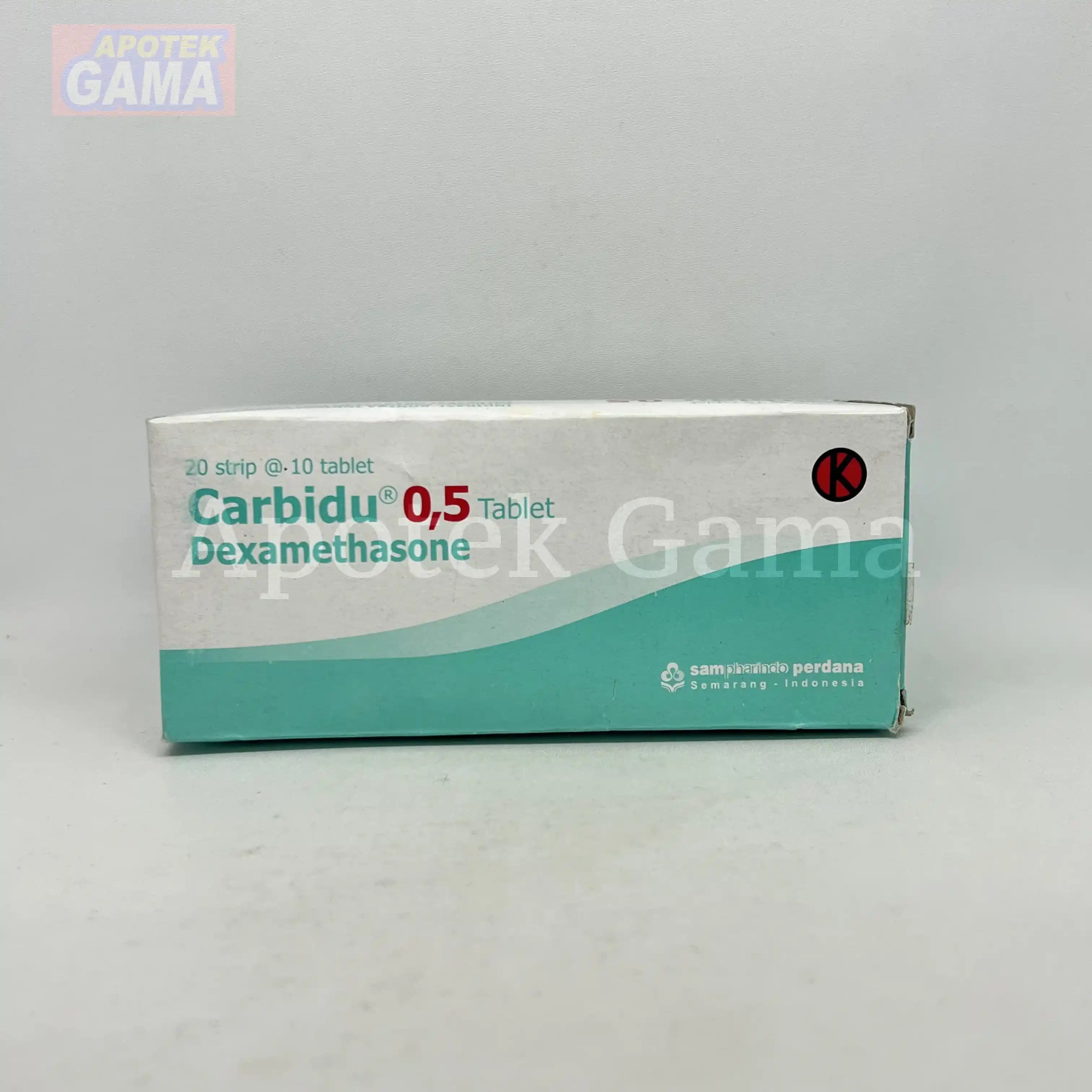 CARBIDU 0.5 TAB/200 5