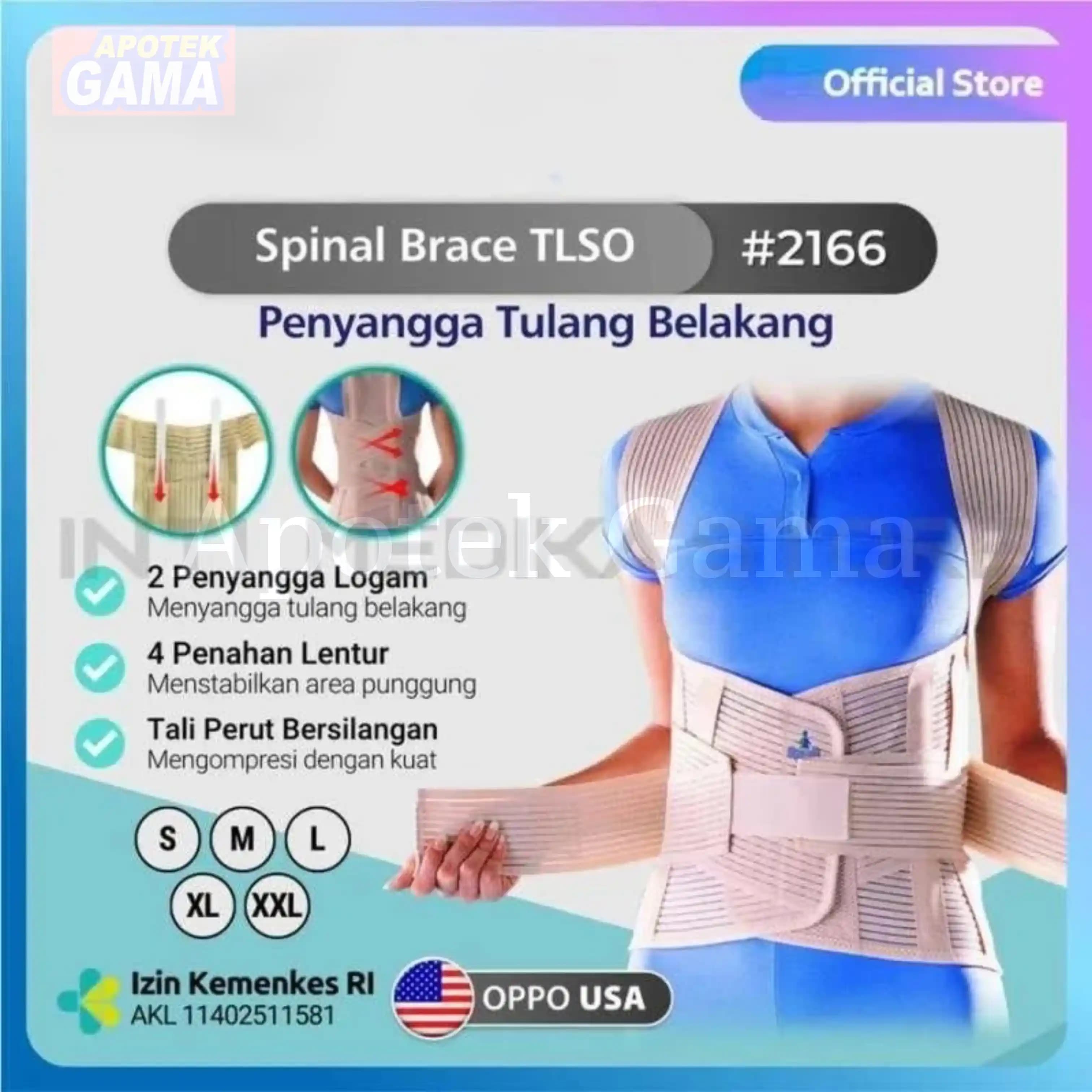 KORSET TULANG SPINAL SUPPORT UKURAN M