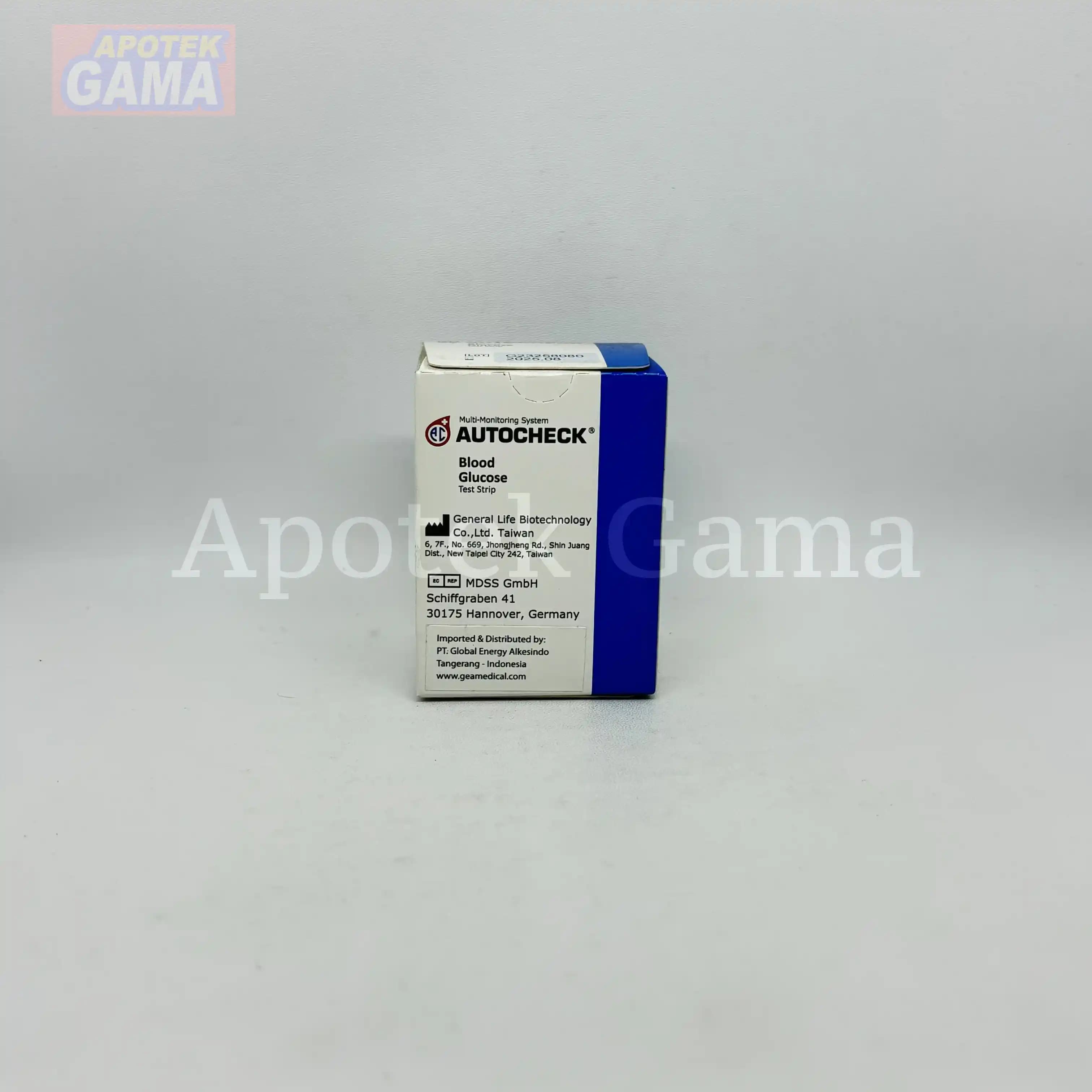 AUTOCHECK BLOOD GLUCOSE / 25 7