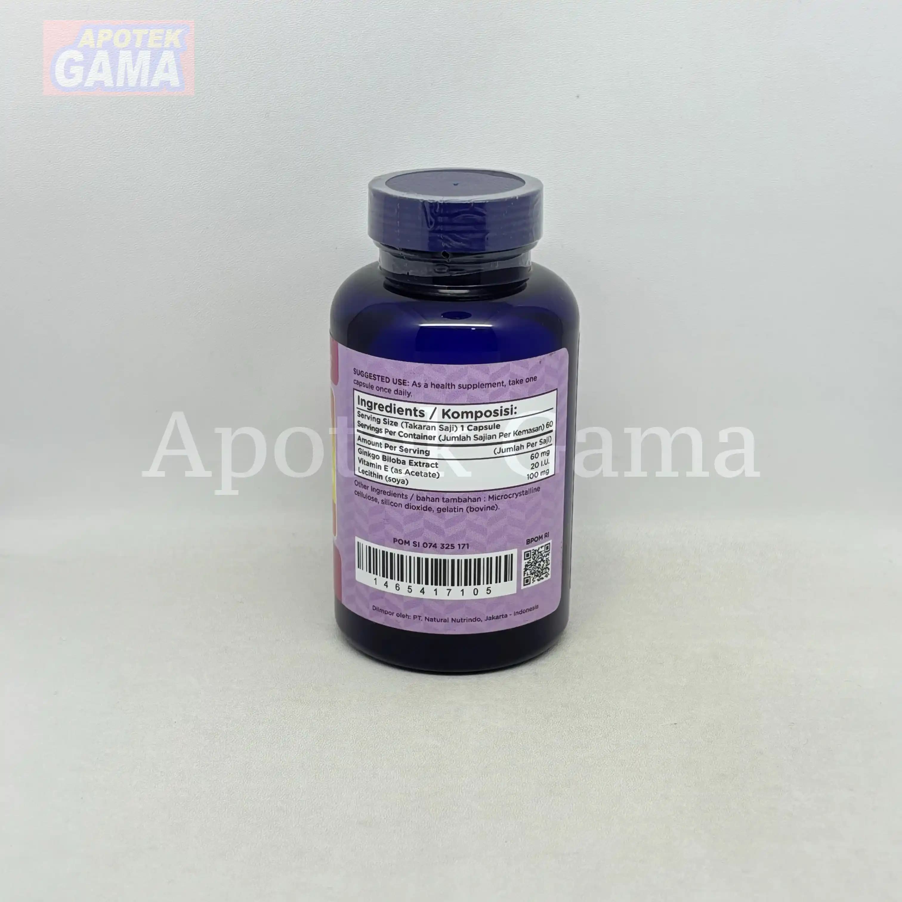 WELLNESS GINKGO FORMULA 60S 4