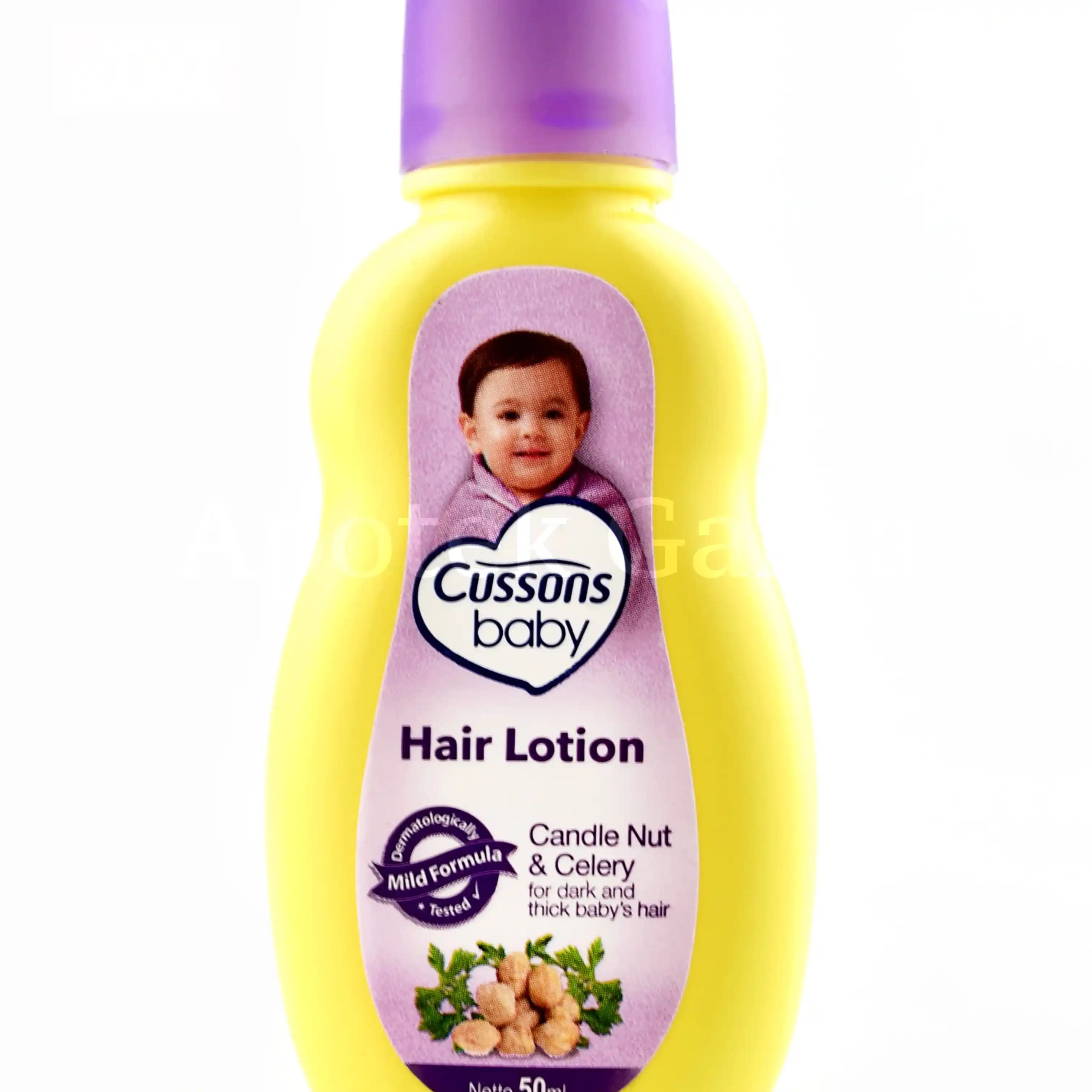 CUSSONS BABY HAIR LOTION CANDLE NUT & CELERY 50 ML