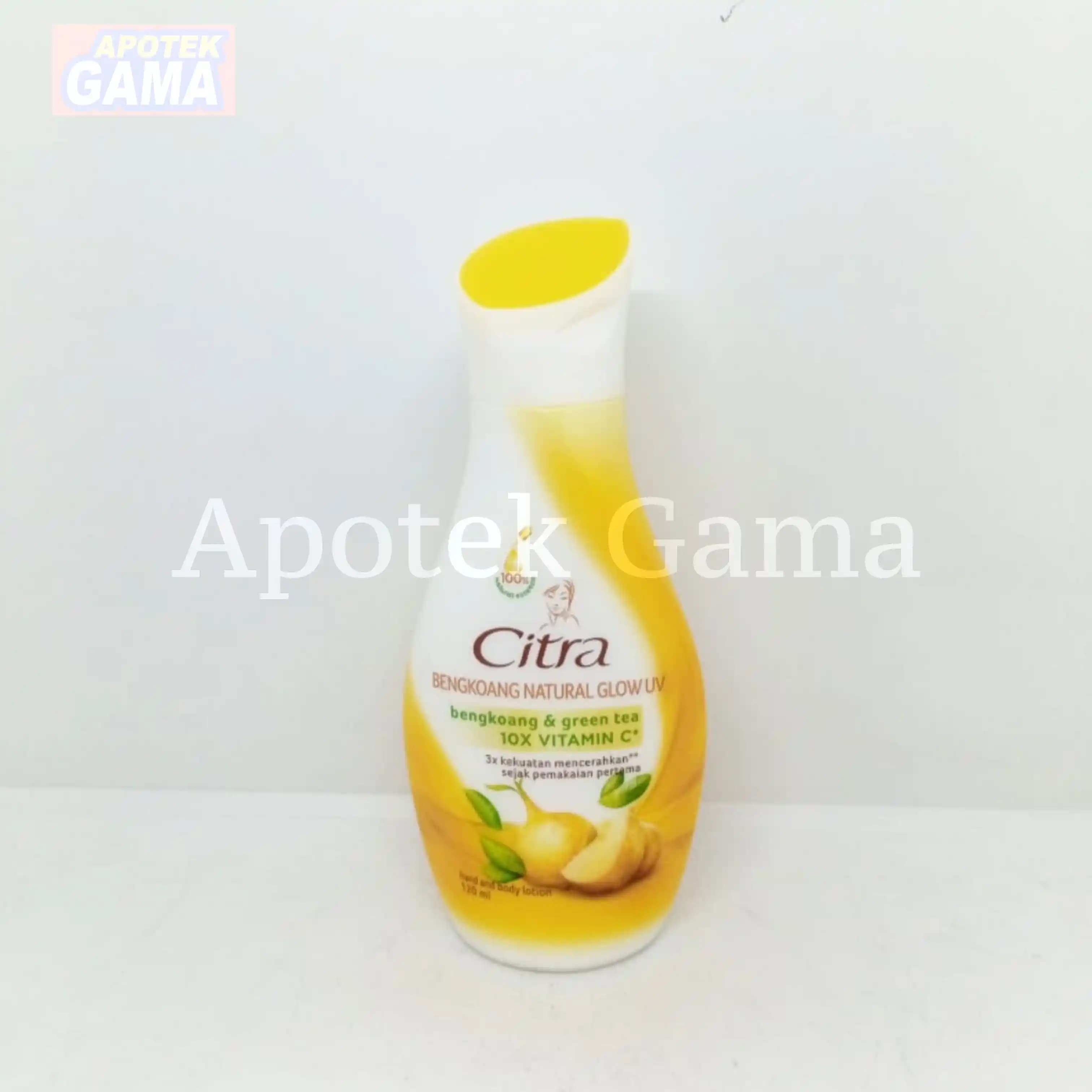 CITRA NATURAL GLOW WHITE UV BENGKOANG & GREEN TEA 230ML