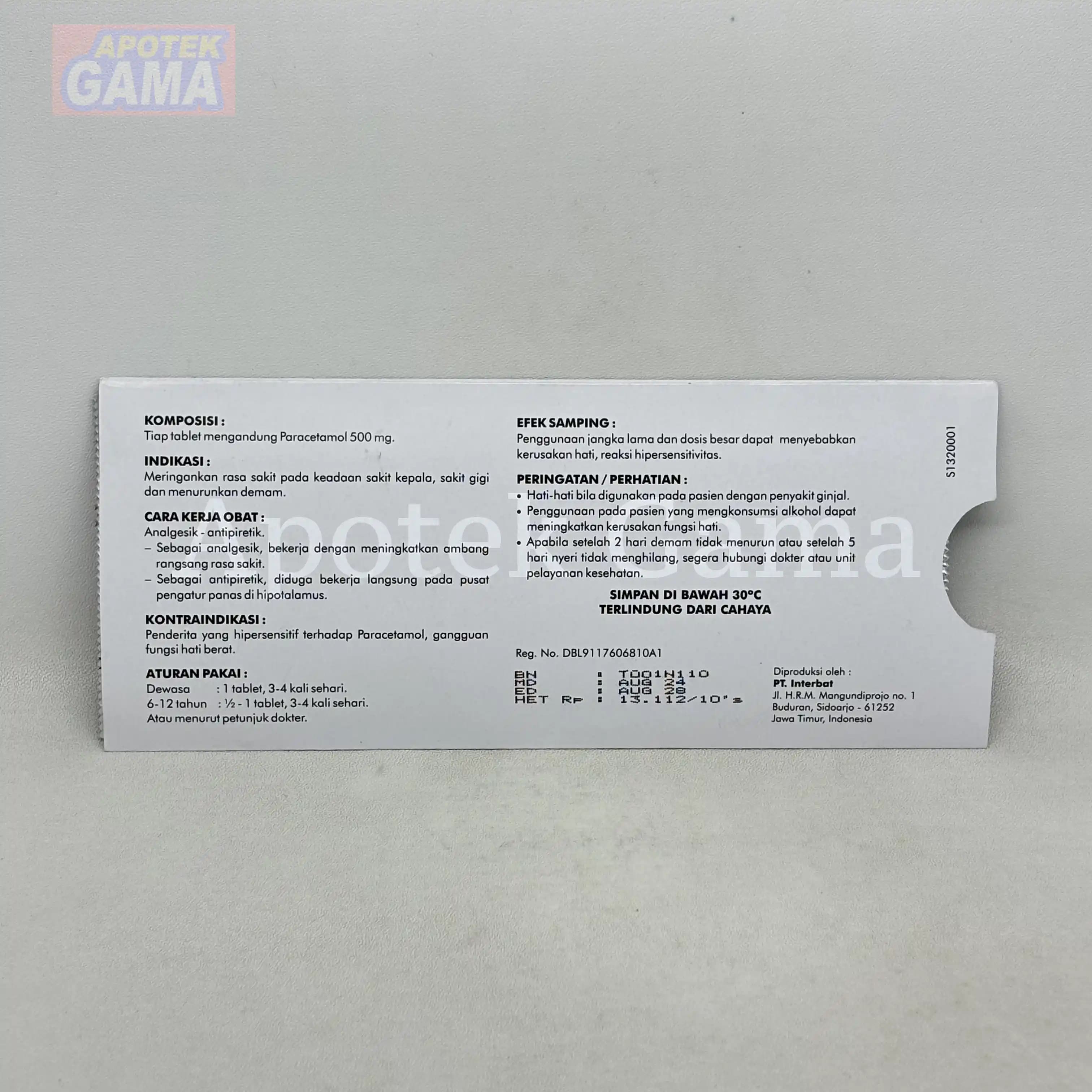 PAMOL TABLET