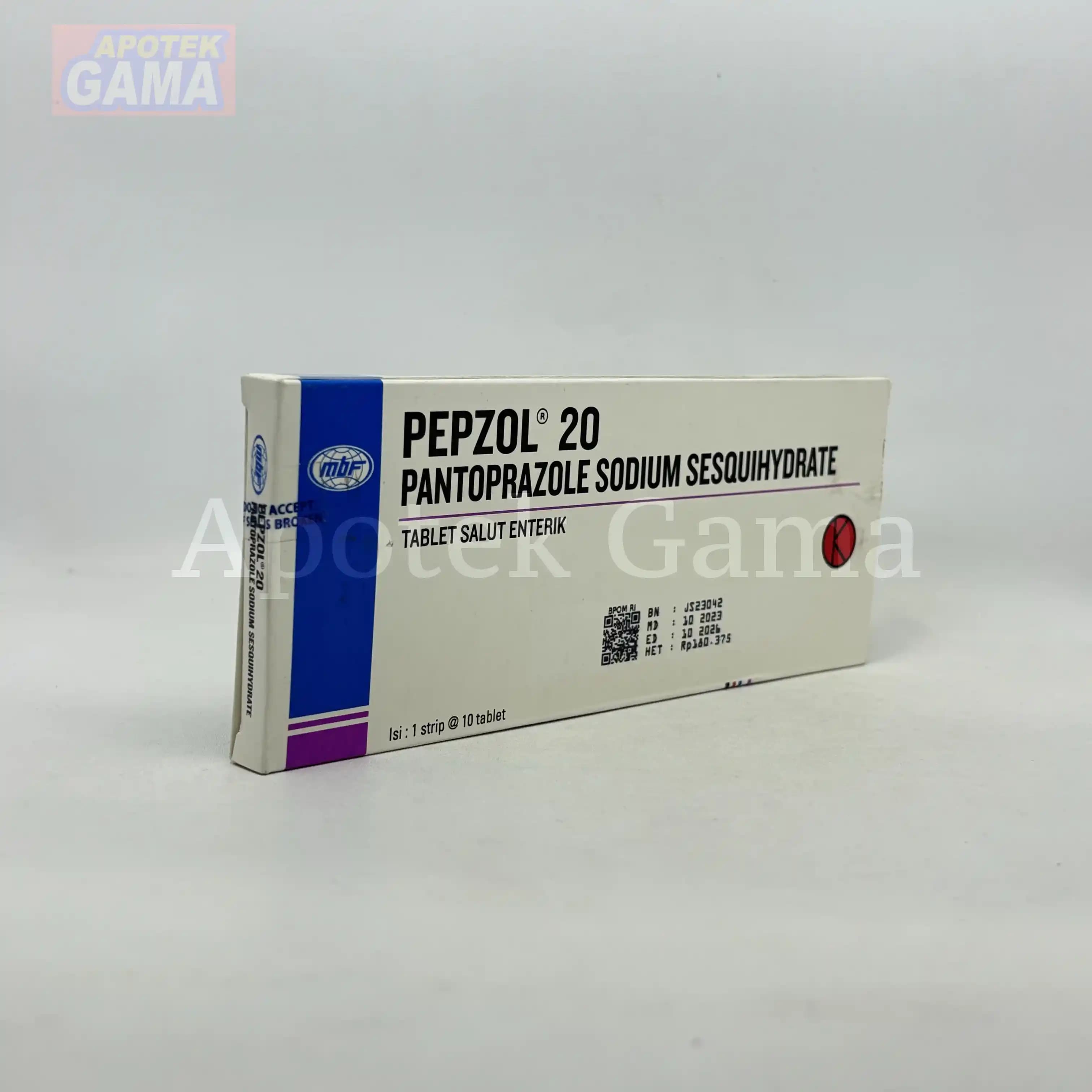 PEPZOL 20 MG TABLET