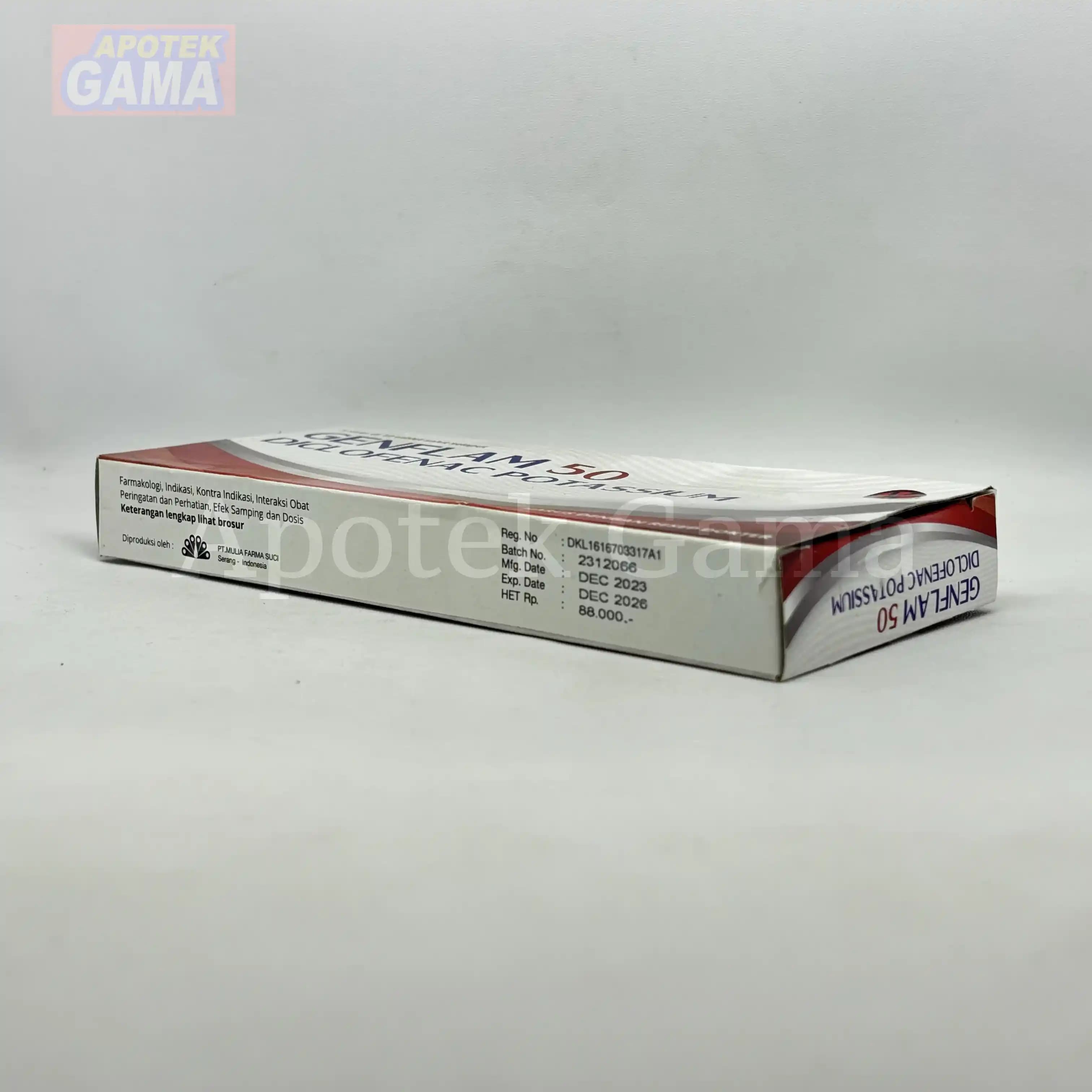 GENFLAM 50 MG 4