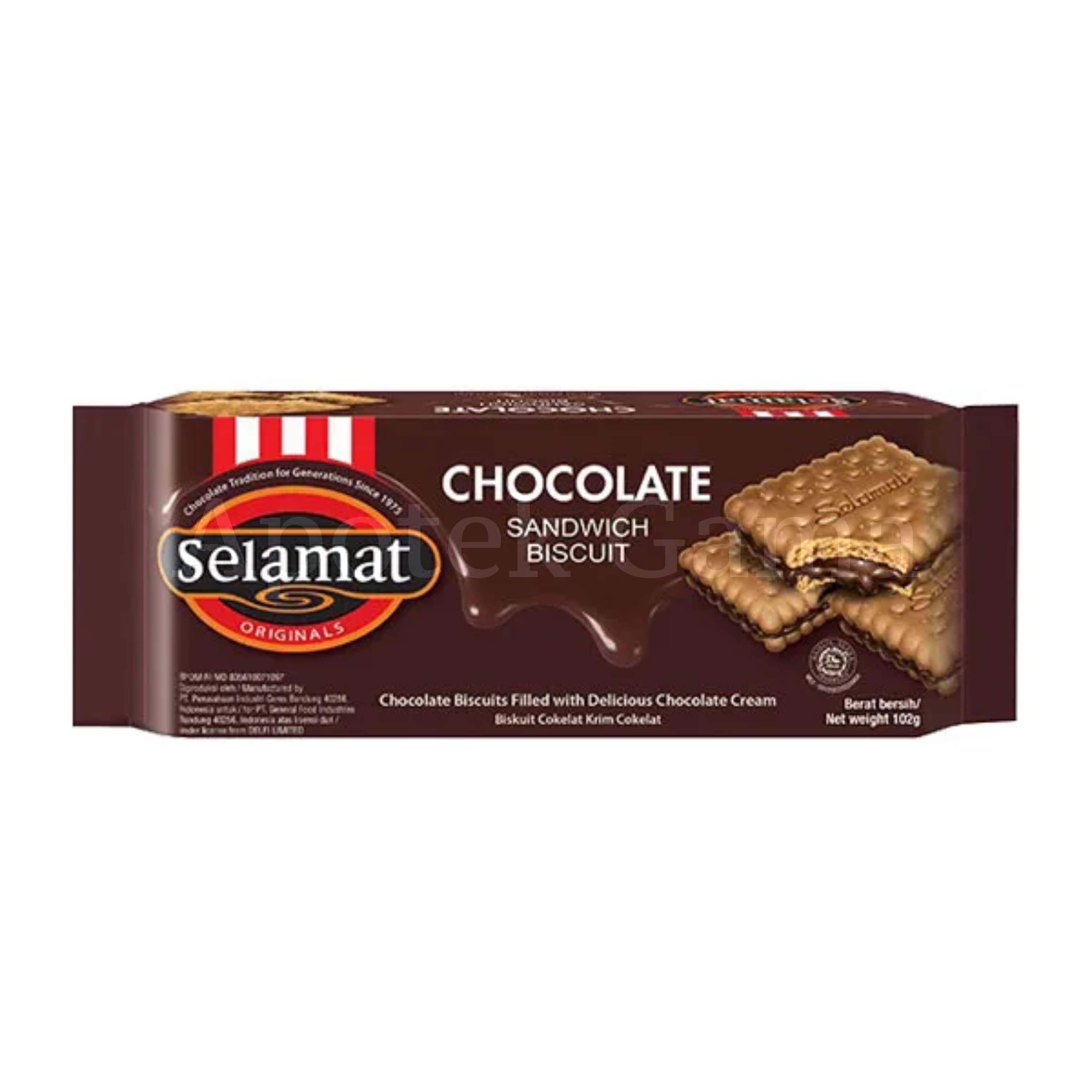 SELAMAT BISC CHOCO 102G