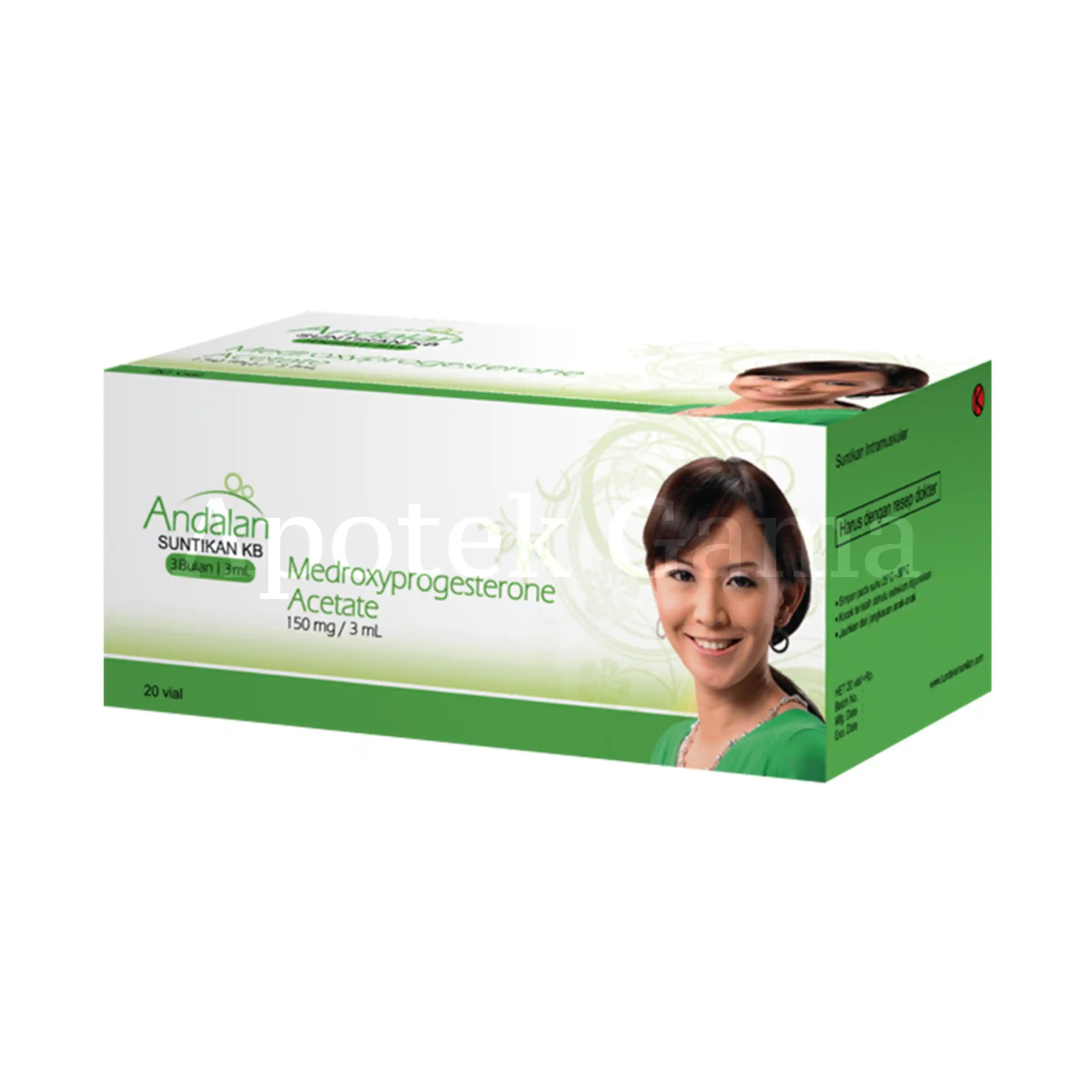 ANDALAN SUNTIKAN KB 3BULAN 3ML