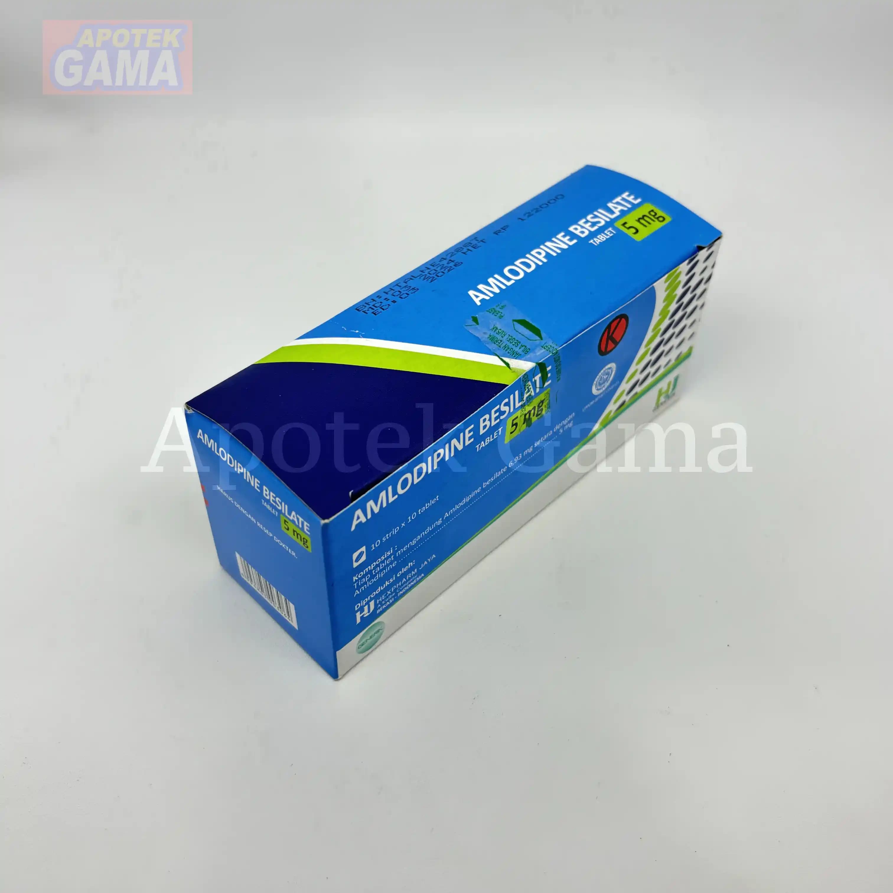 AMLODIPINE TAB 5 MG BRAND HJ 3
