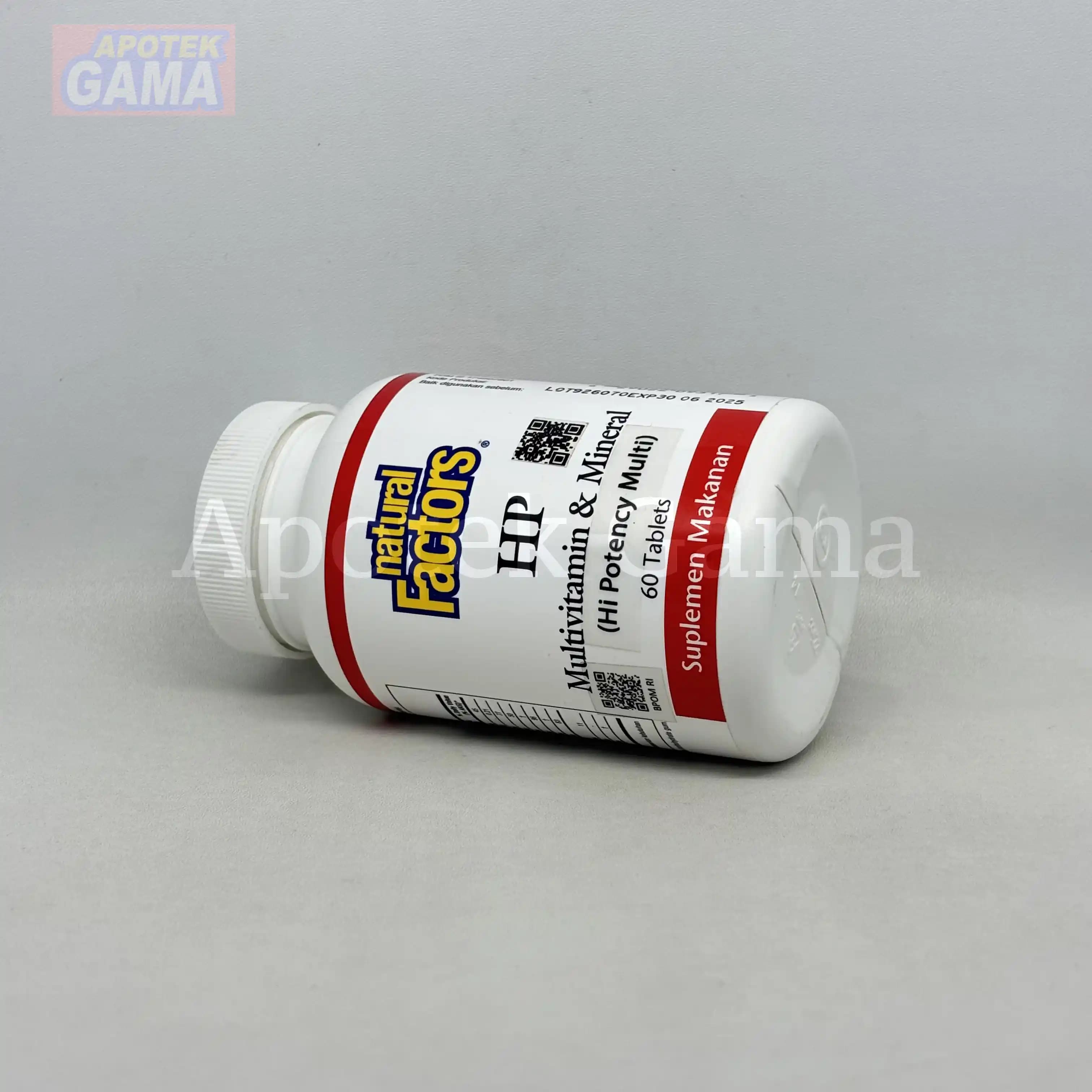 NATURAL FACTORS HP MULTIVITAMIN&MINERAL 60S 5