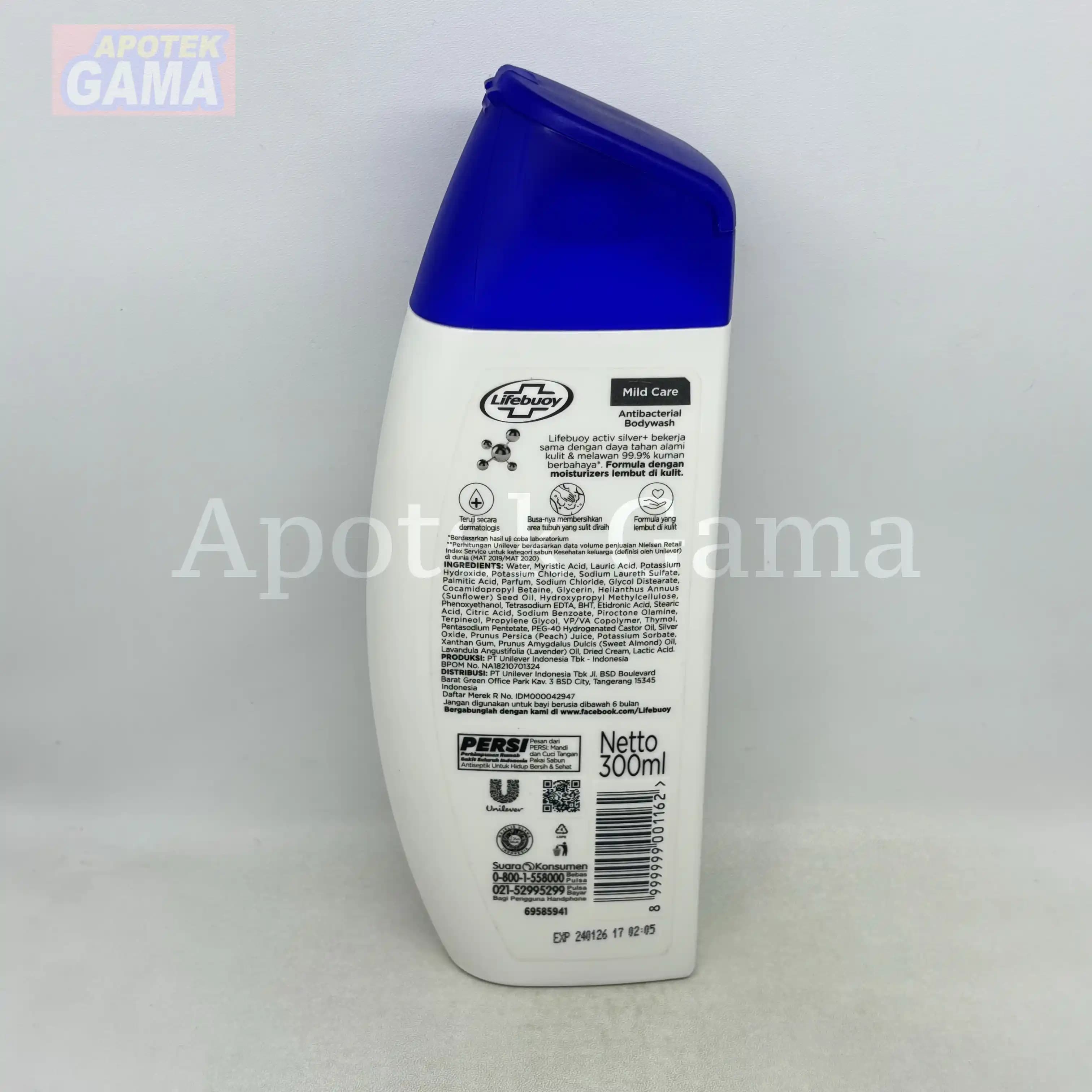 LIFEBUOY BODY WASH MILD CARE 300 ML 4