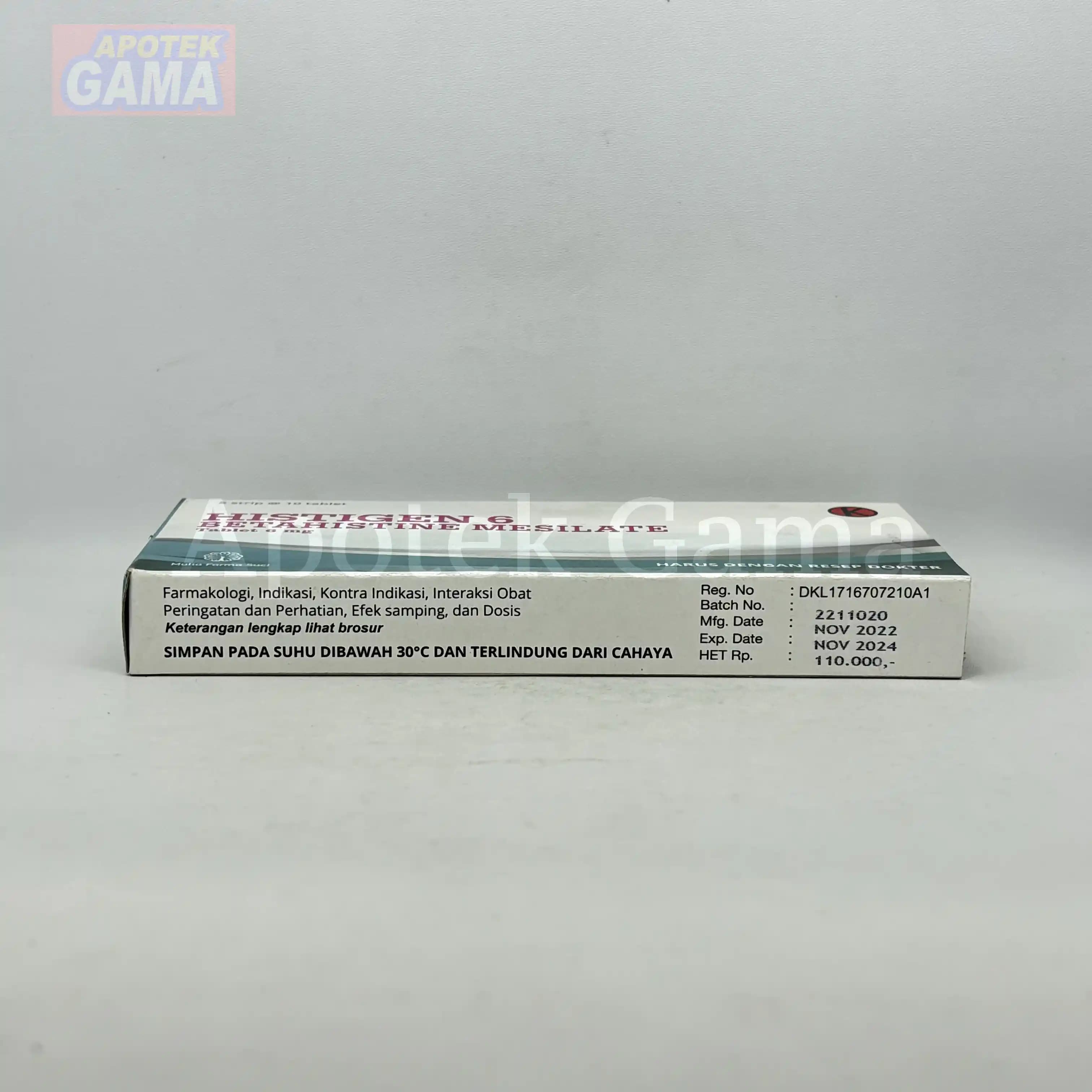 HISTIGEN TAB 6MG 2