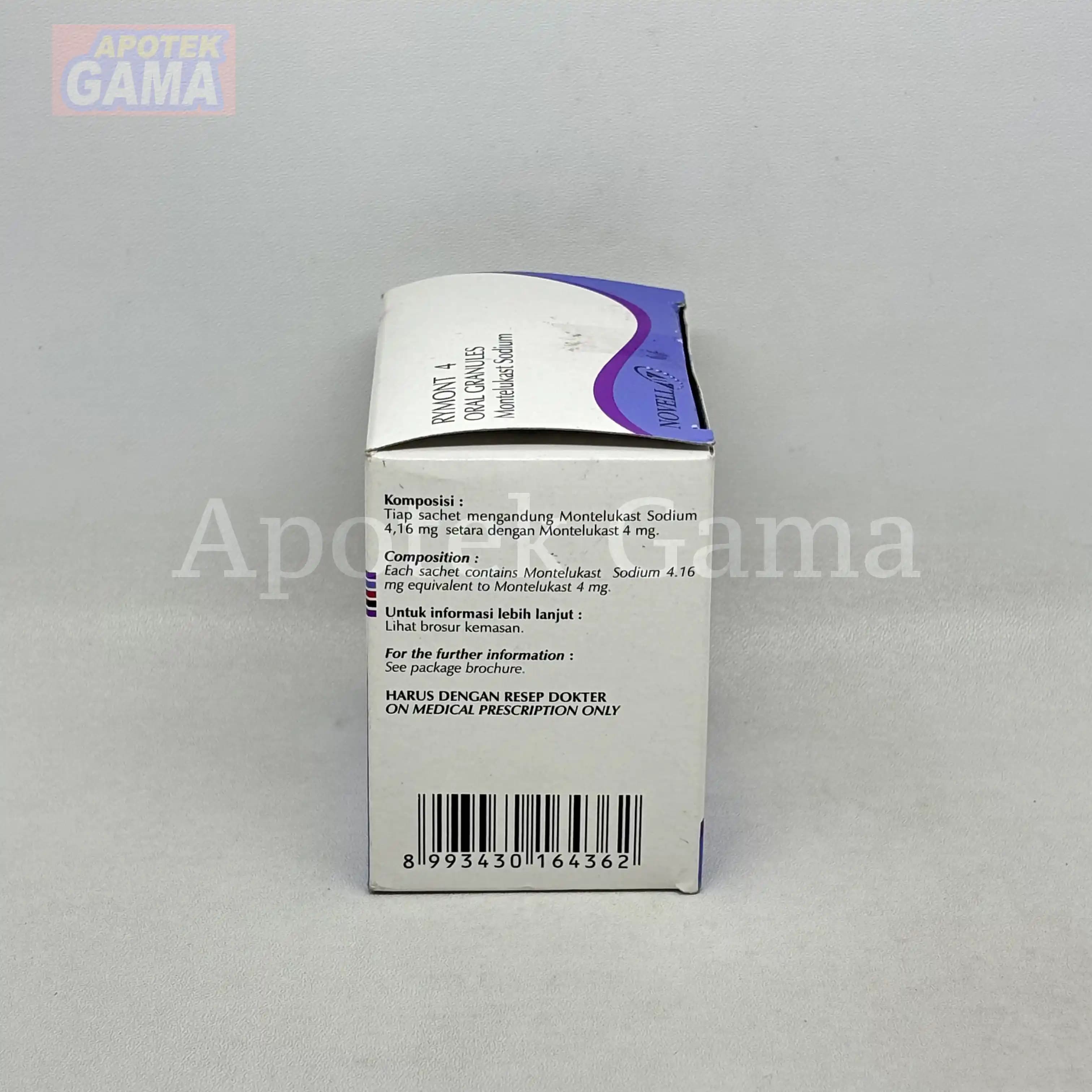 RYMONT 4MG GRANULES 3