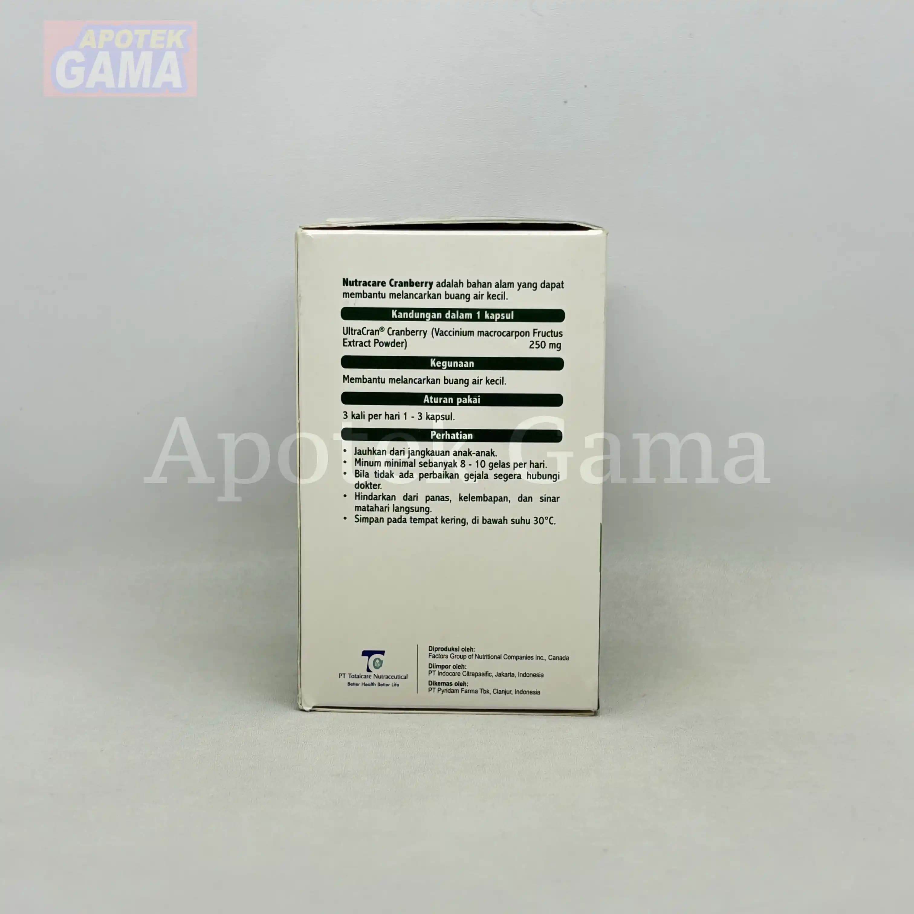 NUTRACARE CRANBERRY 30S 2