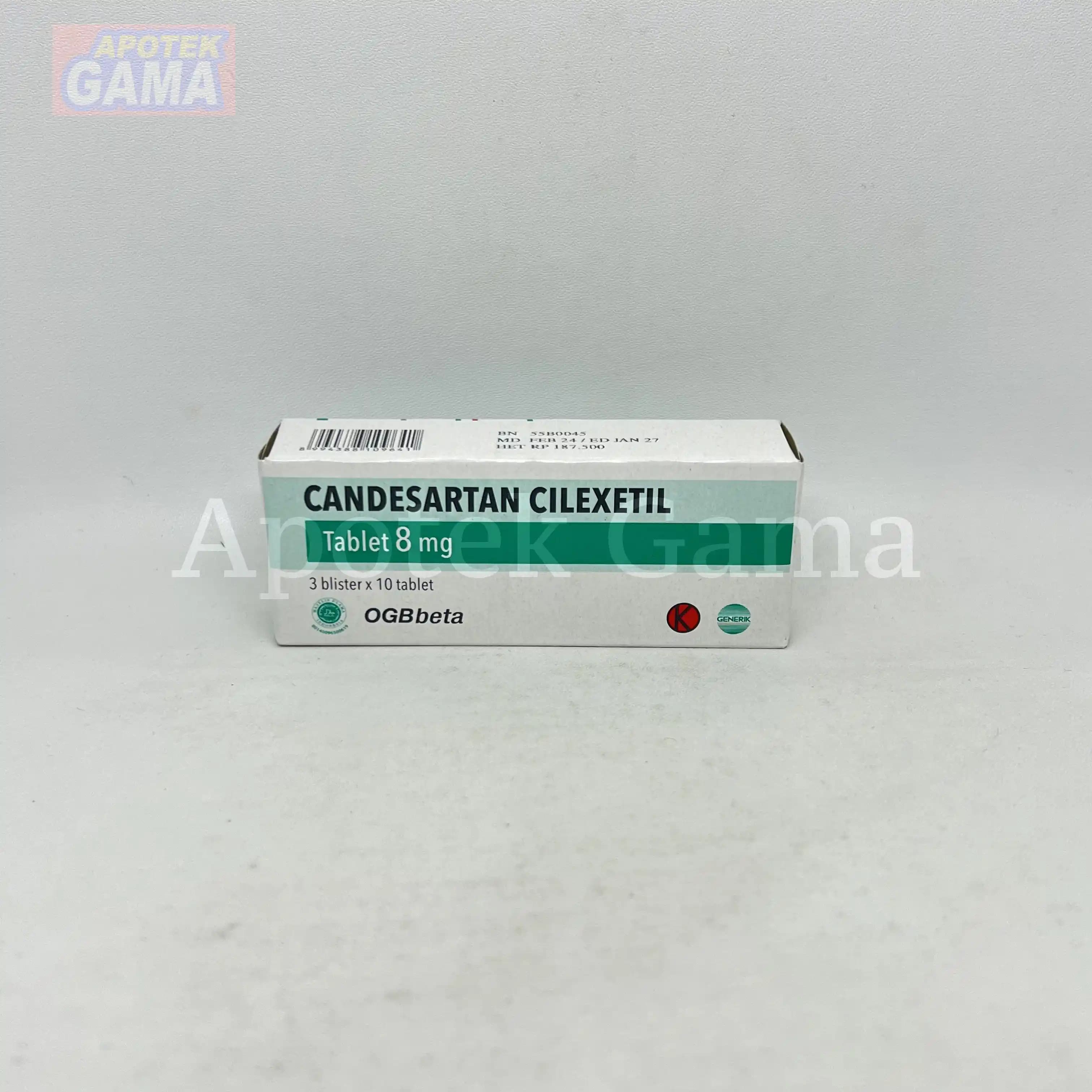 CANDESARTAN 8 MG 4