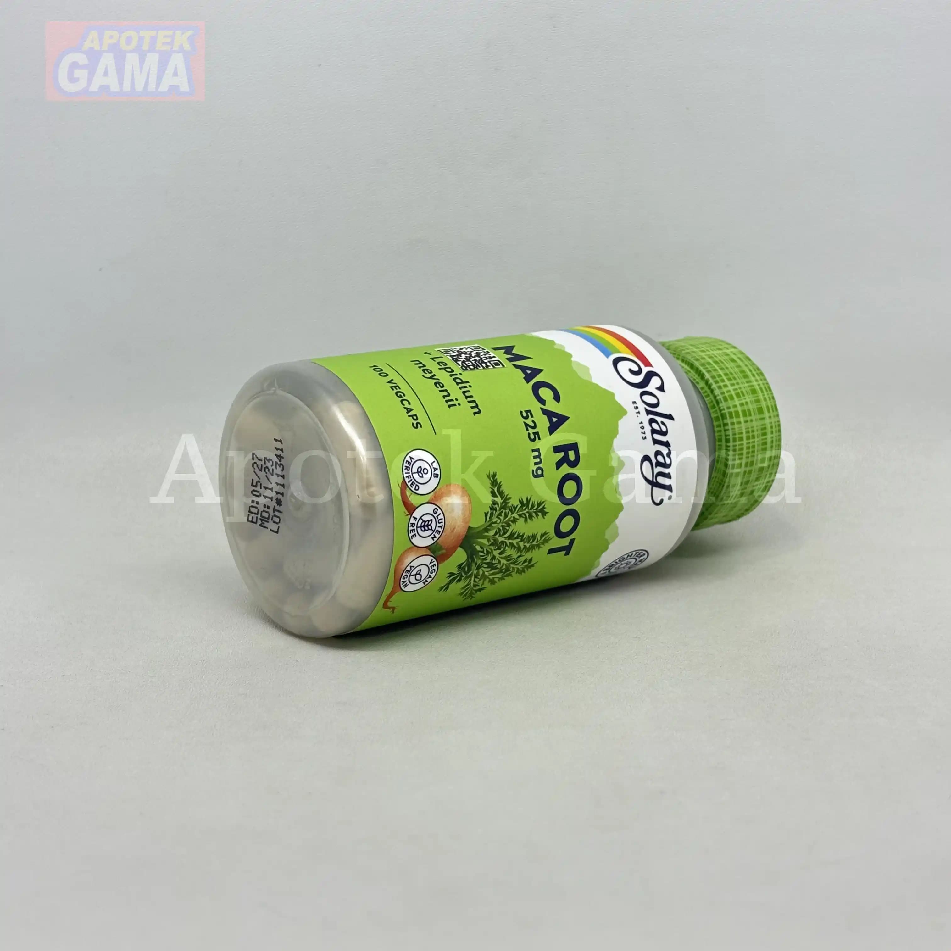 SOLARAY MACA ROOT 525 MG 100S 4
