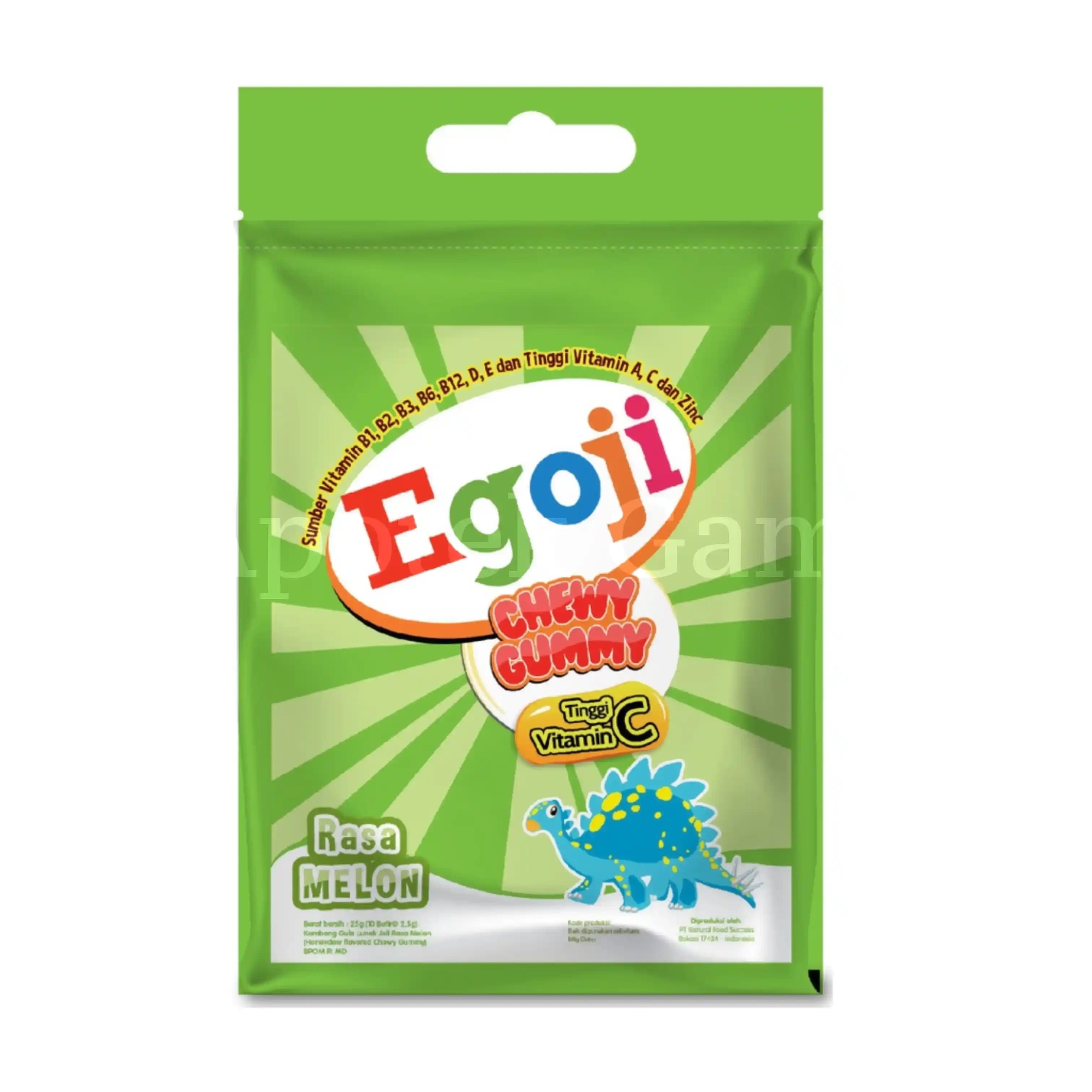EGOJI CHEWY GUMMY MELON 100G