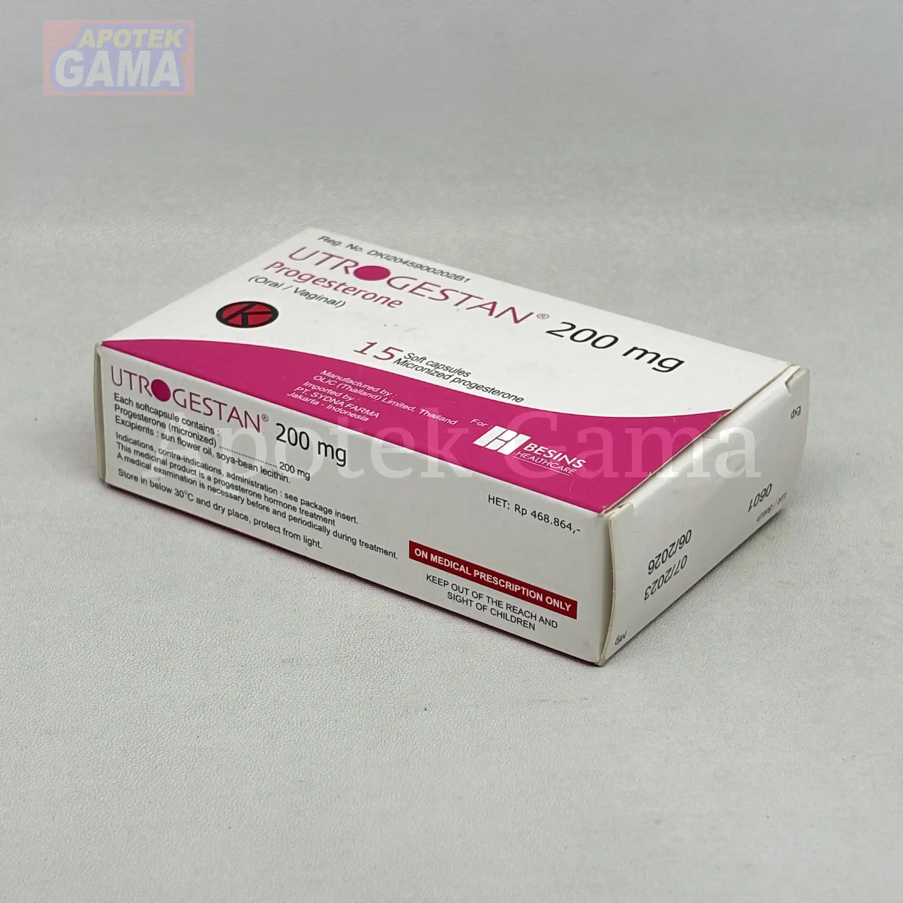 UTROGESTAN 200 MG 2