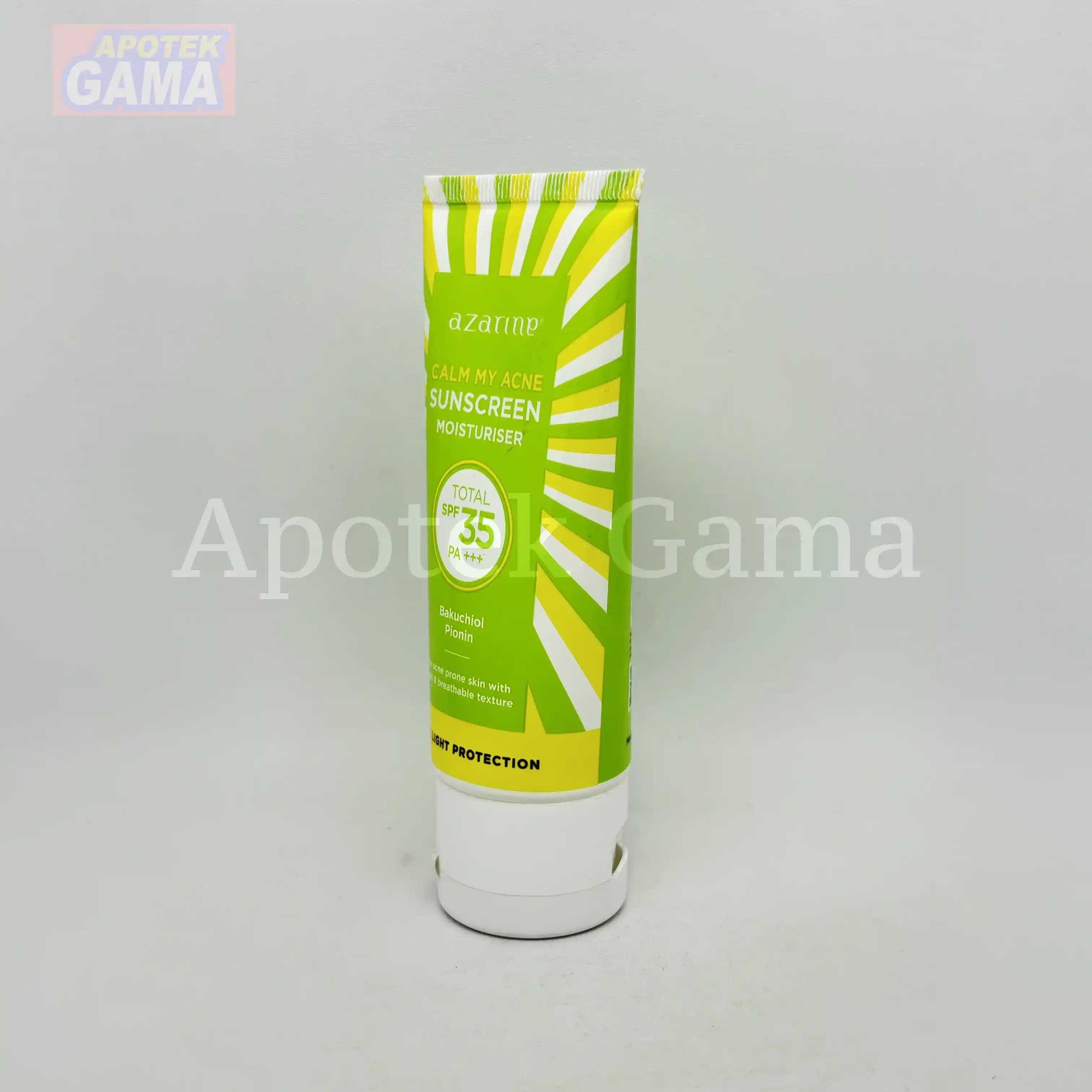 AZARINE CLAM MY ACNE SUNSCREEN MOISTRUIZER SPF 35++ 40 ML 4