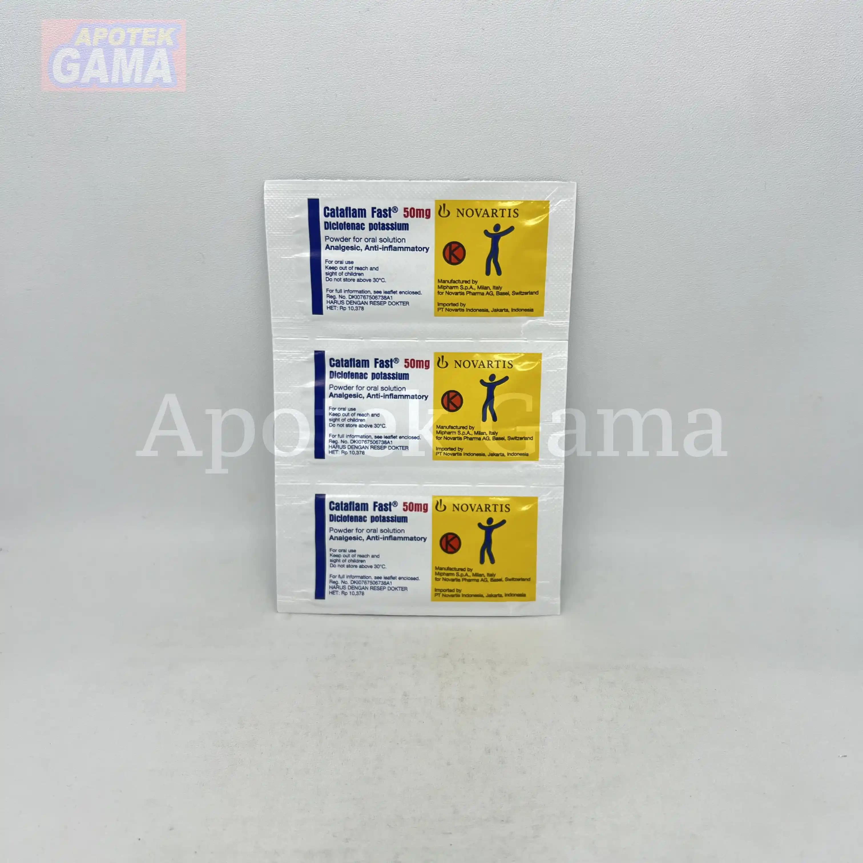 CATAFLAM FAST 50 MG 5