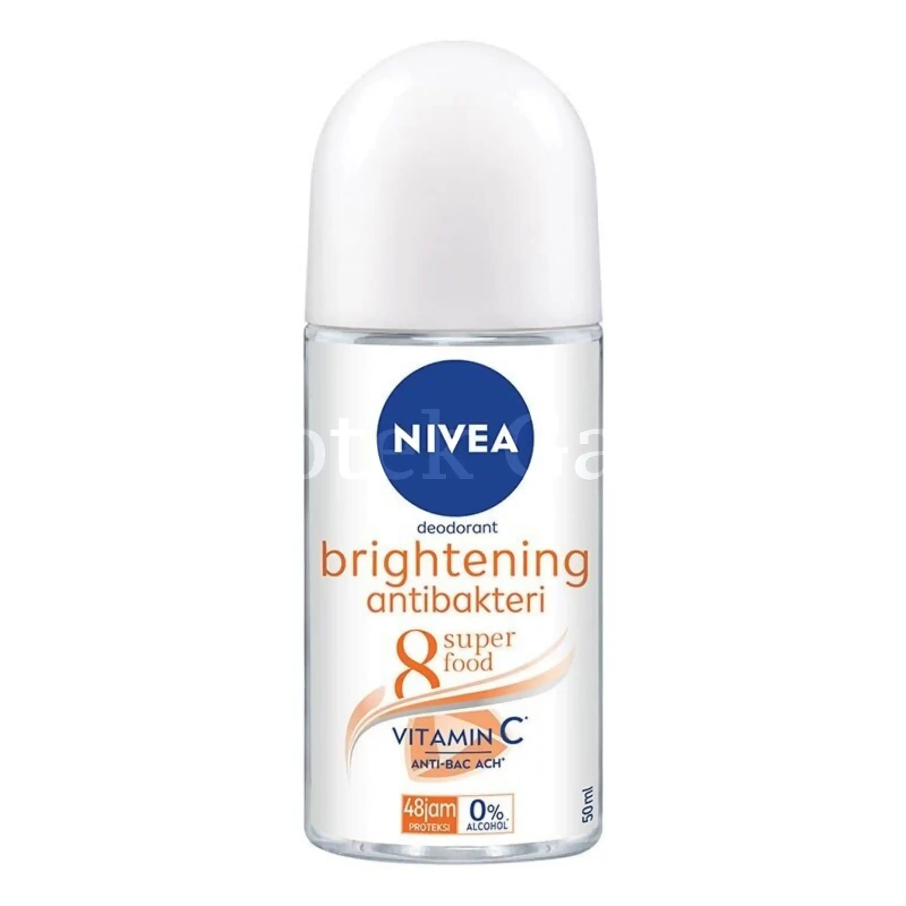 NIVEA DEODORANT ROLL ON WHITE ANTIBAKTERI 50ML 2