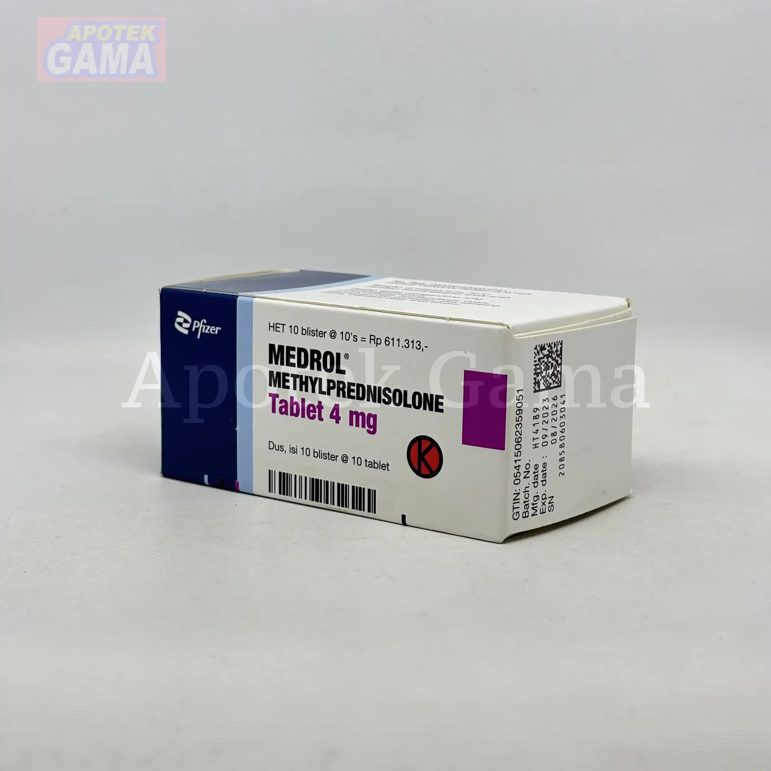 MEDROL 4 MG/100 TAB 2