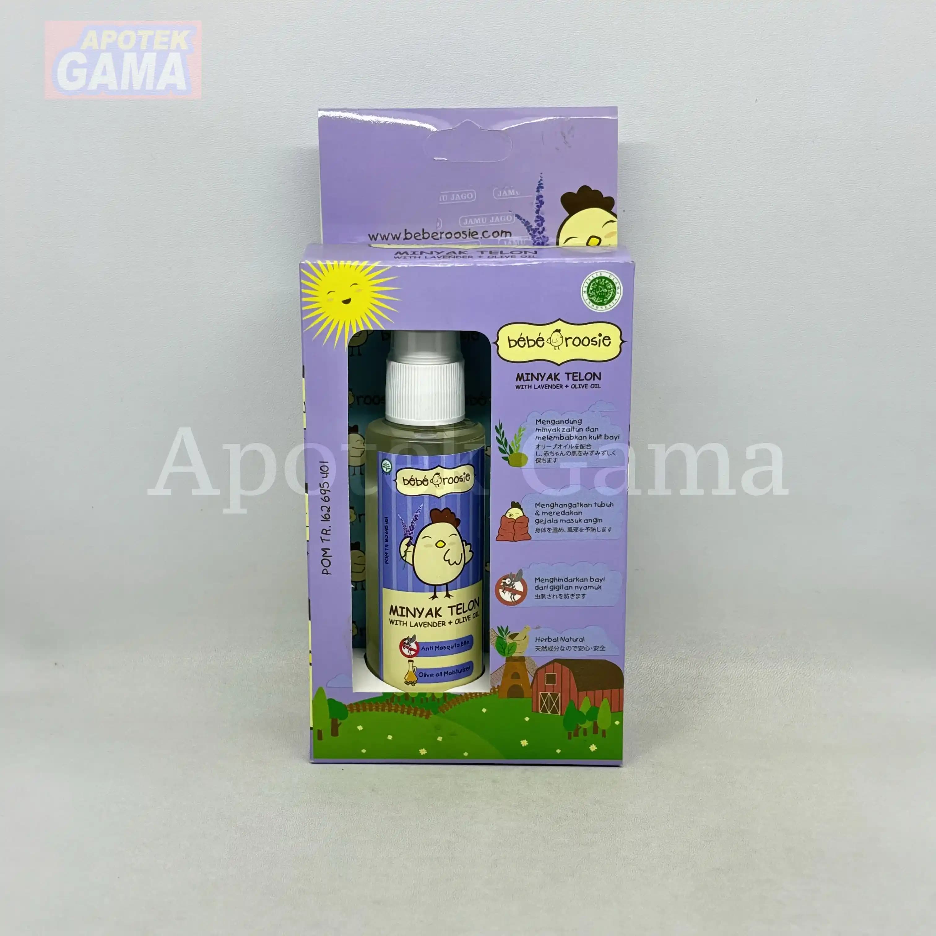 BEBE ROOSIE MINYAK TELON WITH LAVENDER + OLIVE OIL  4