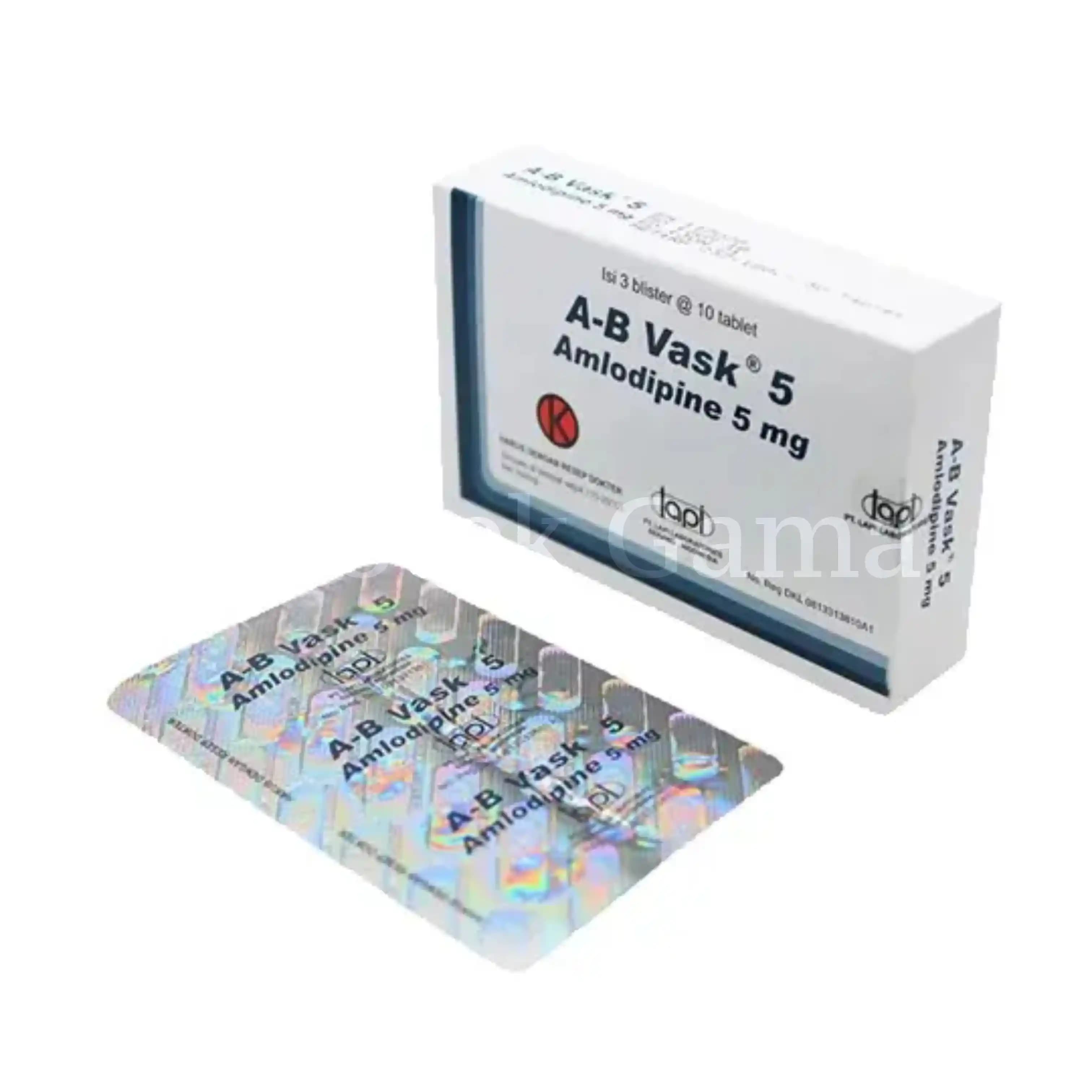A-B VASK TAB 5 MG