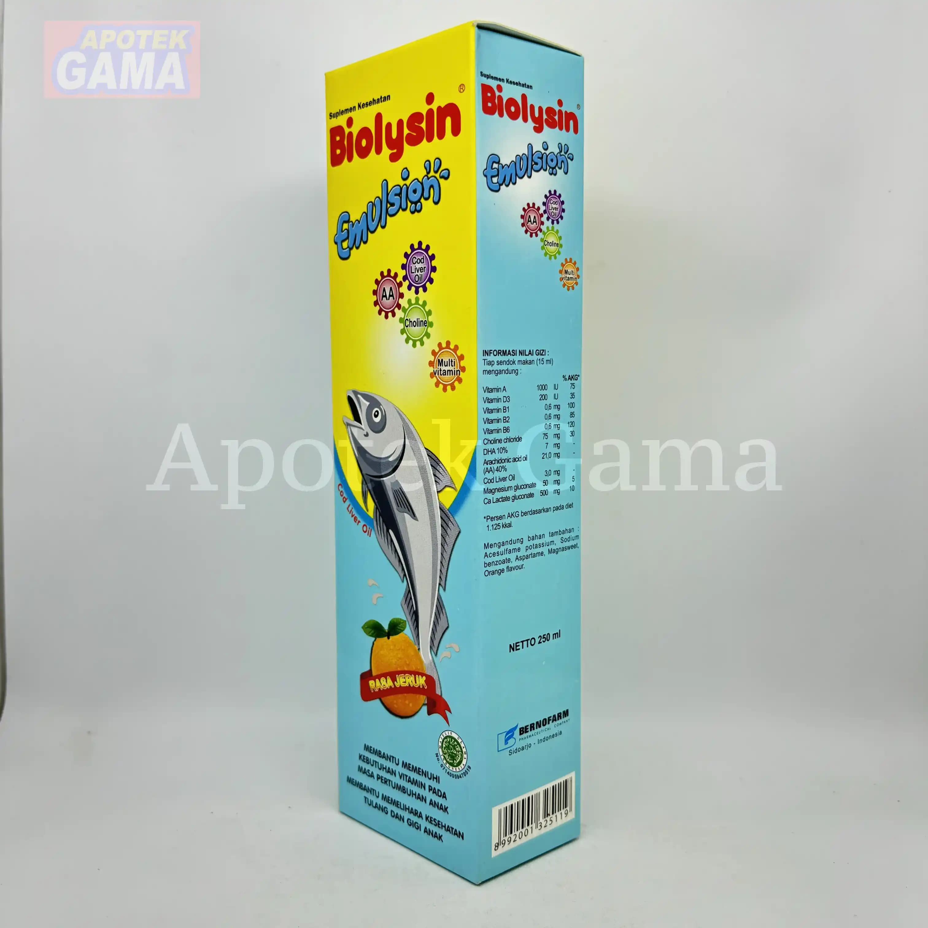 BIOLYSIN EMULSION JERUK 250ML