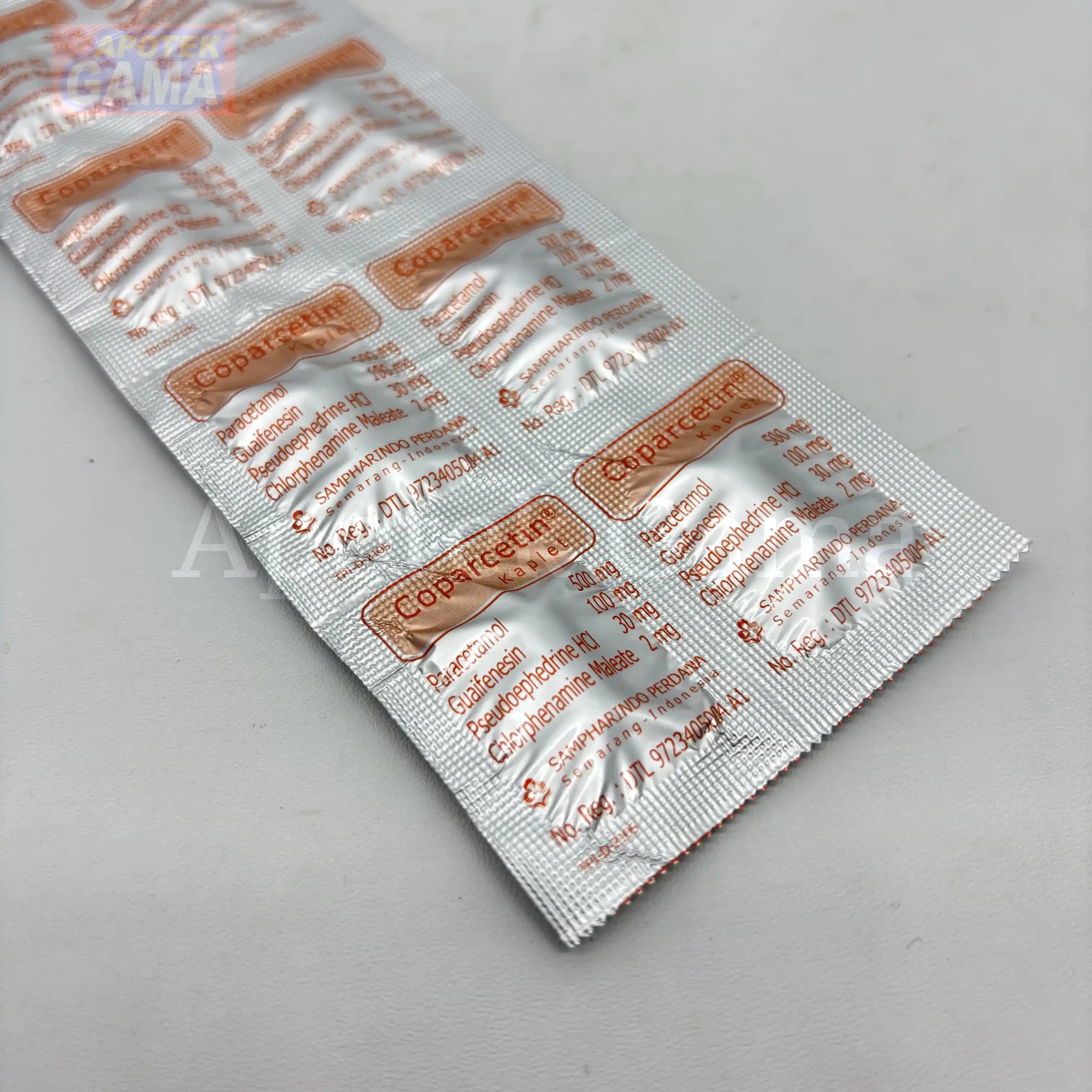 COPARCETIN TAB/100 6