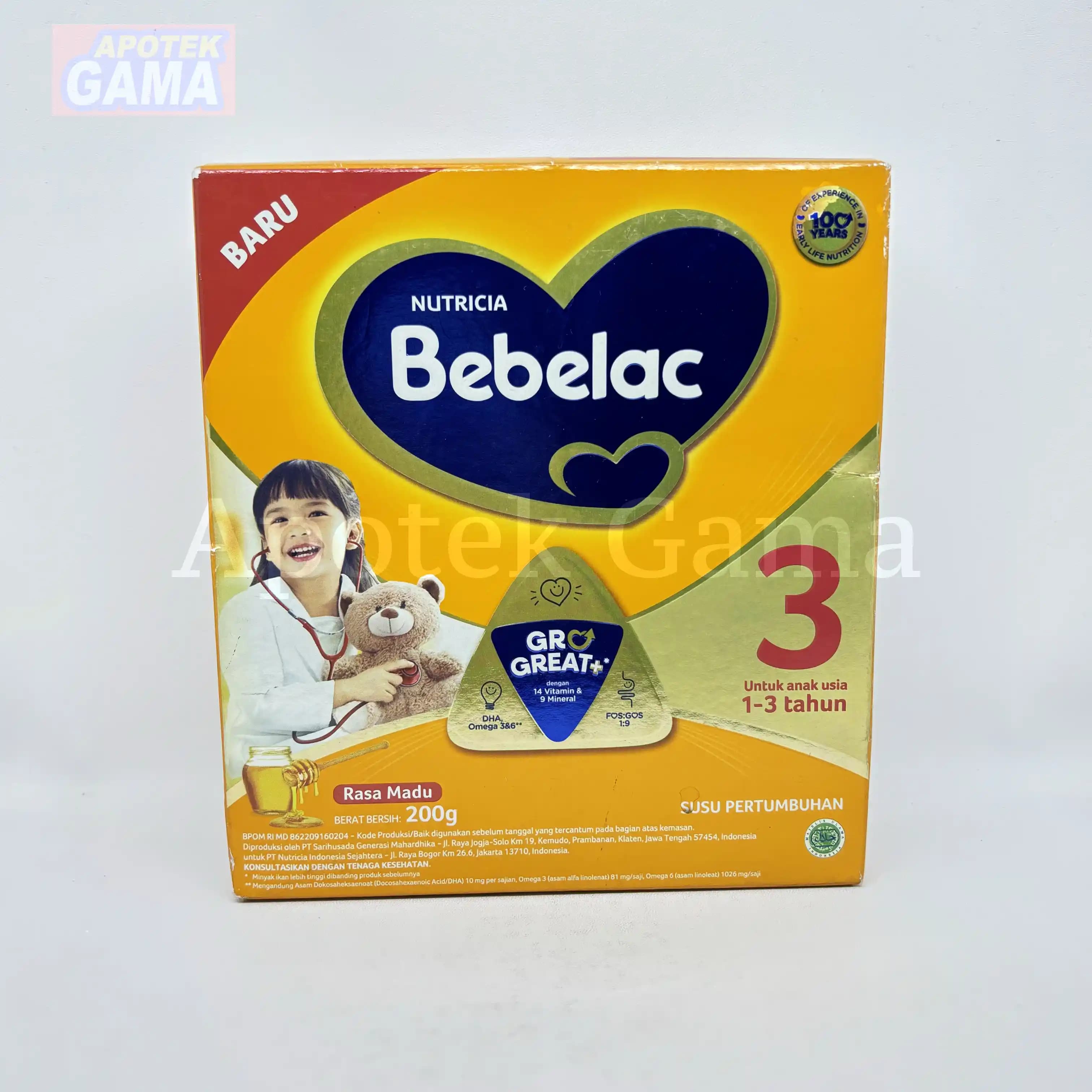 BEBELAC 3 HONEY HIQEQ 200 GR 2