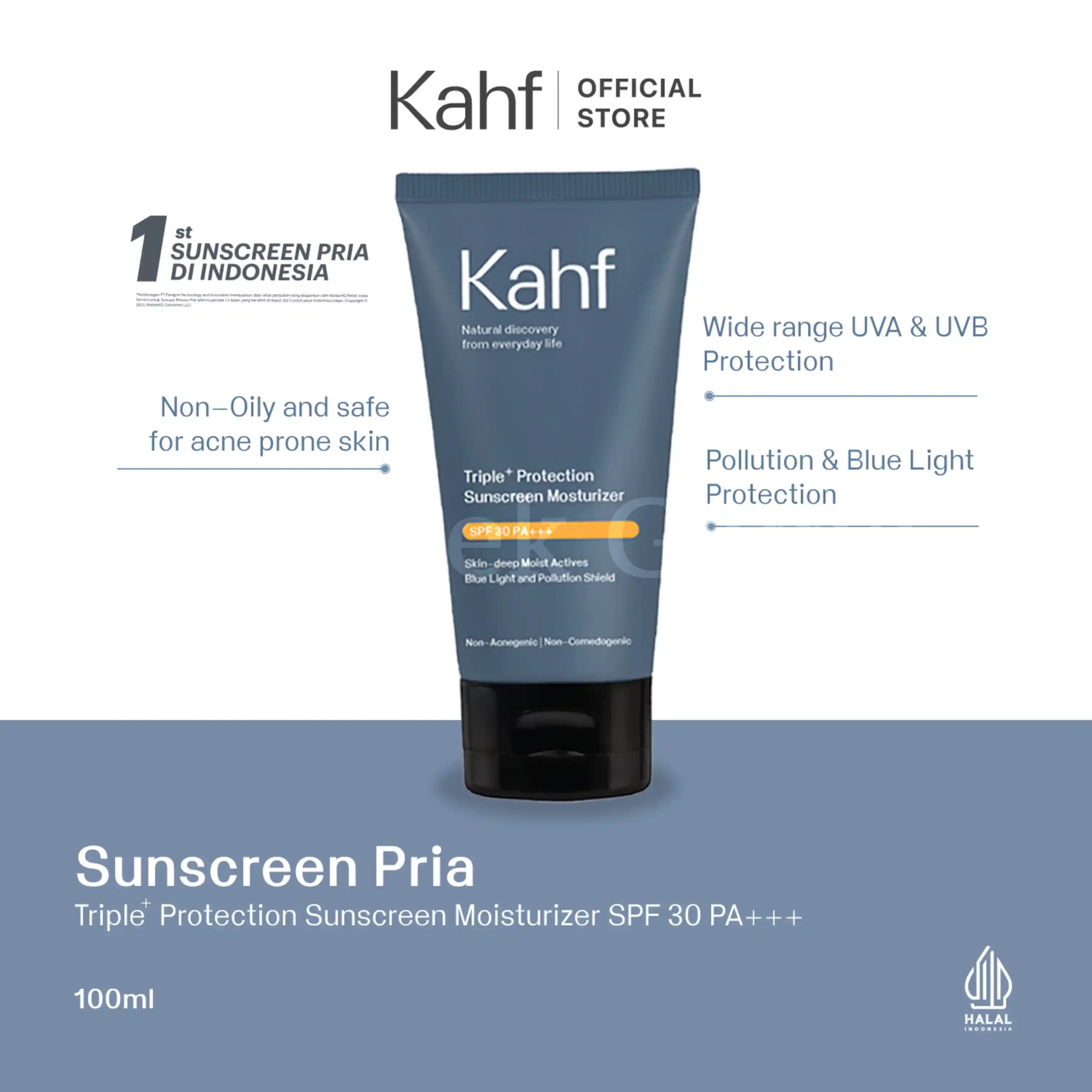 KAFH TRIPLE + PROTECTION SUNSCREEN MOISTURIZER SPF 30 PA+ 30 ML