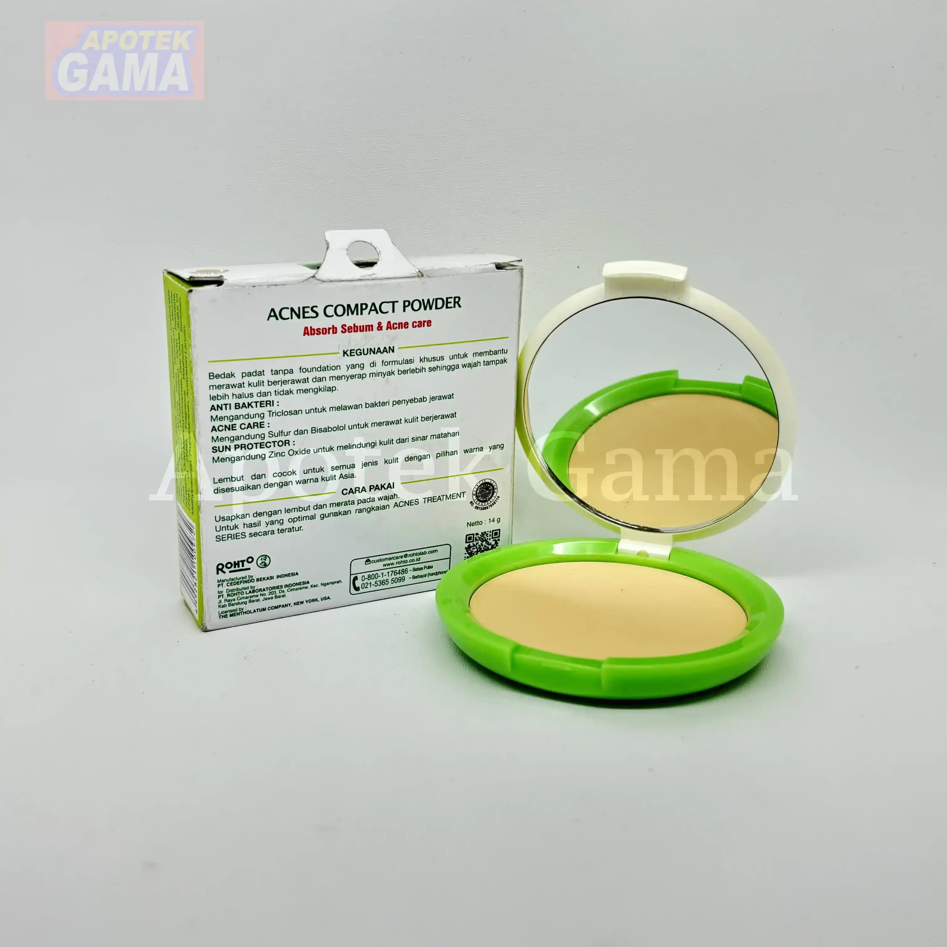 ACNES COMPACT POWDER SWEETY HONEY 14GR 4