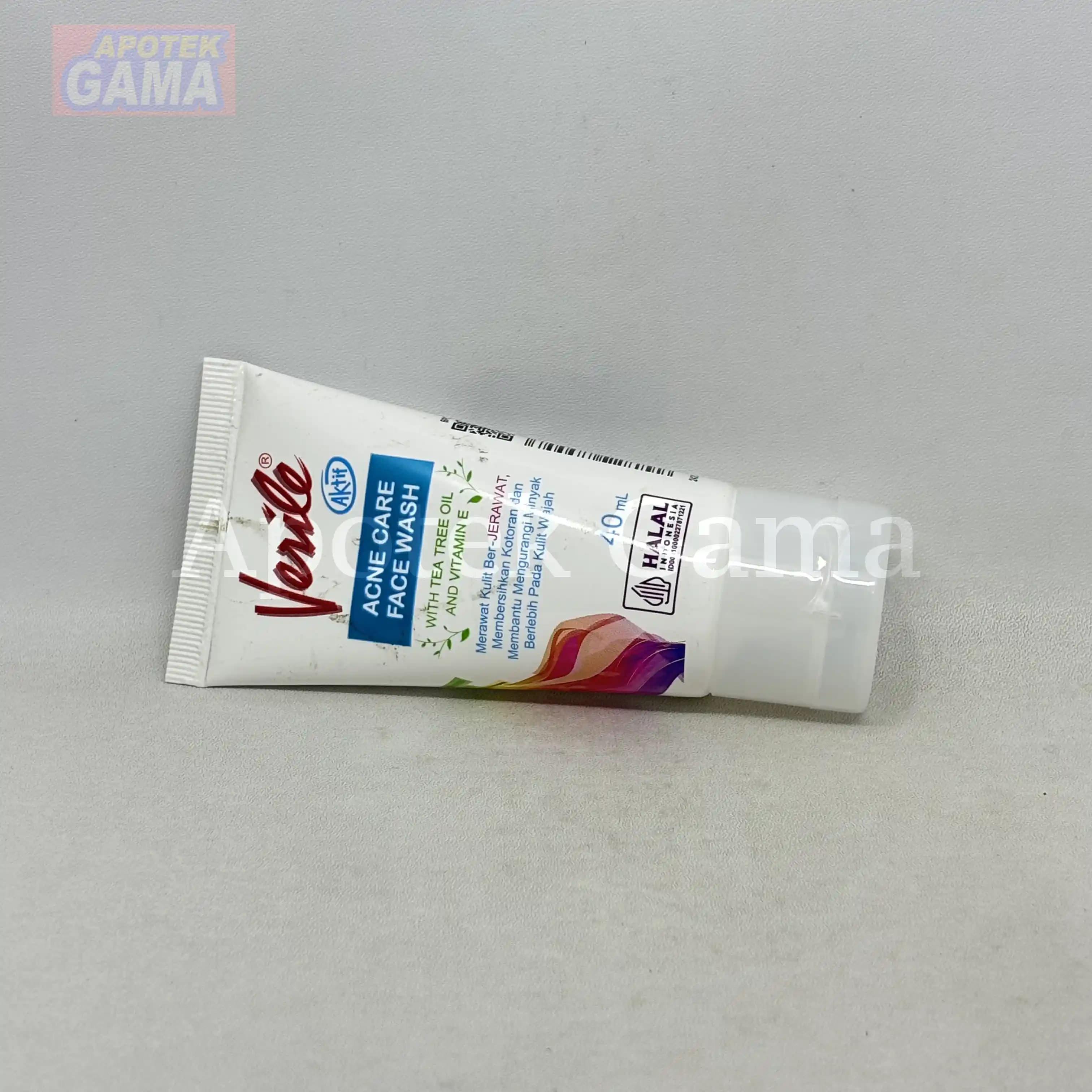 VERILE FACIAL WASH AKTIF 40ML 5
