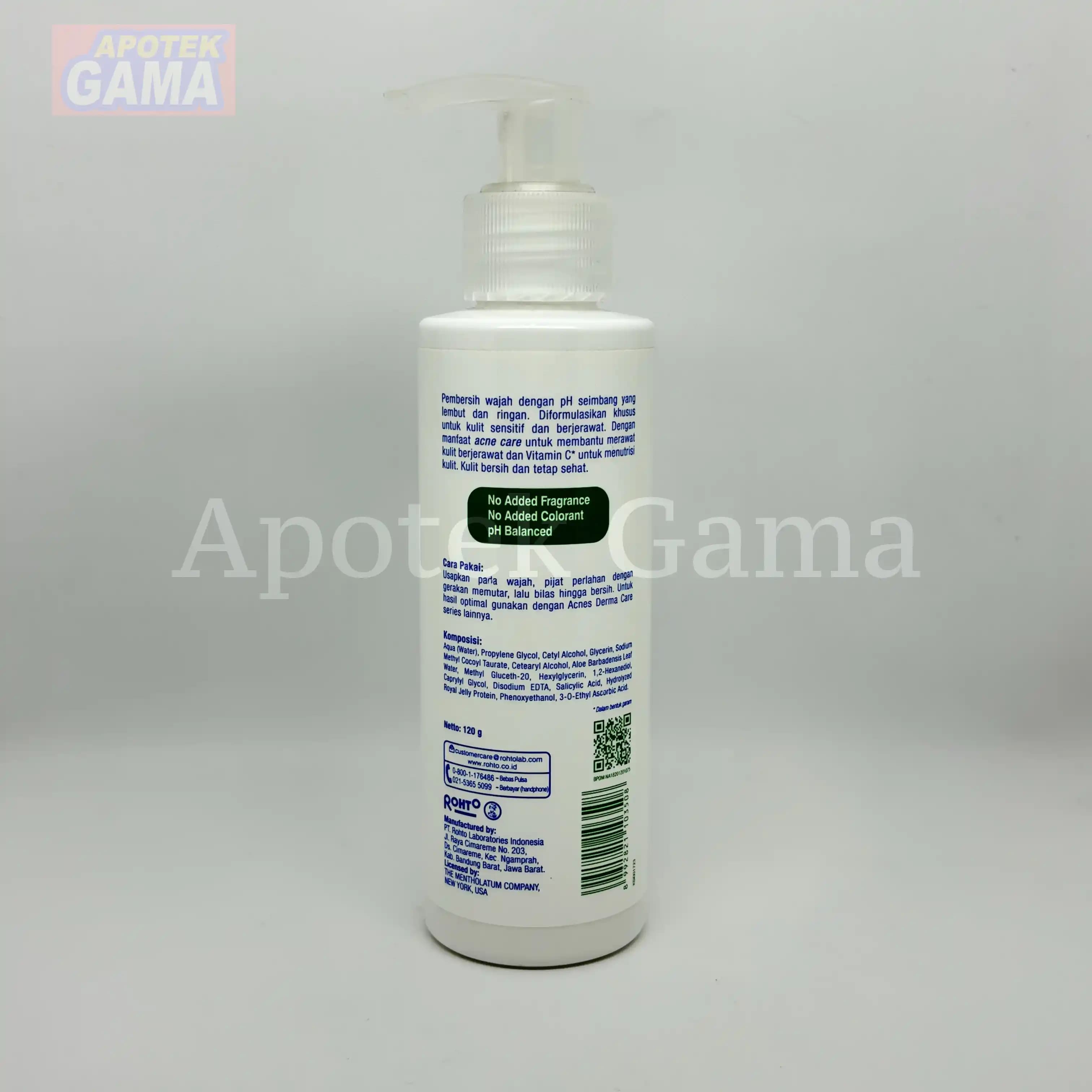 ACNES DERMA GENTLE CLEANSER 120 GR