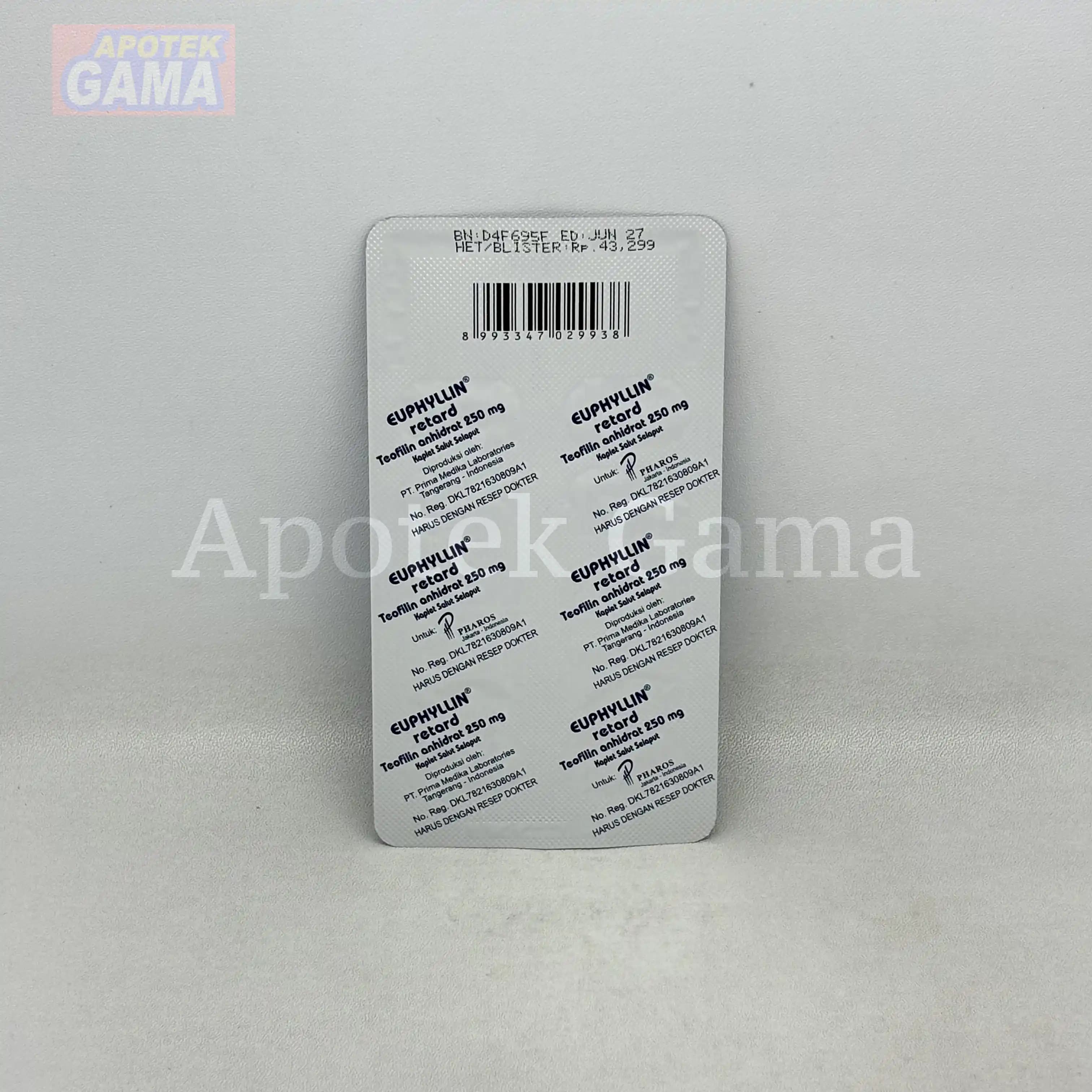 EUPHYLLIN RETARD TAB 3