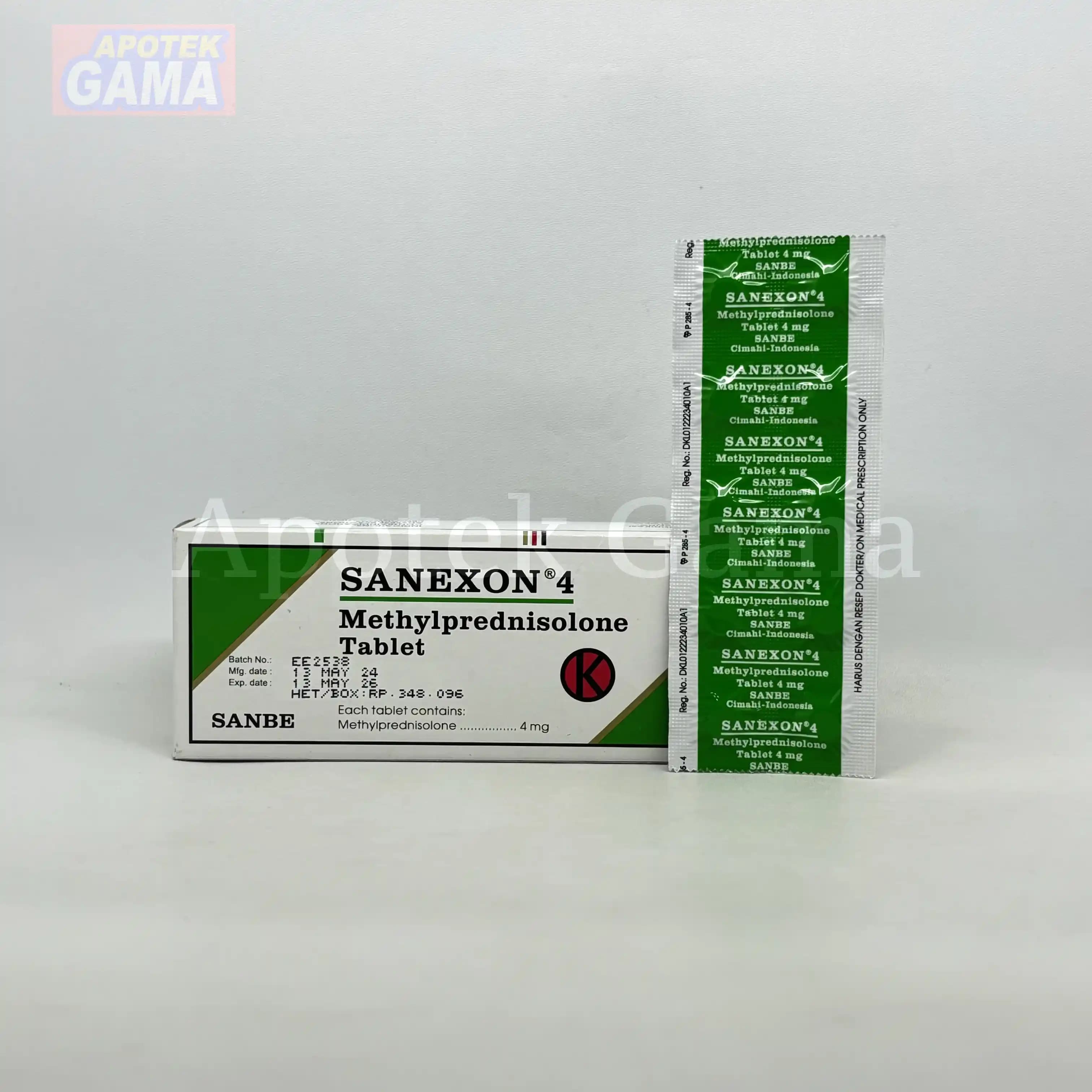 SANEXON 4 MG TAB 5