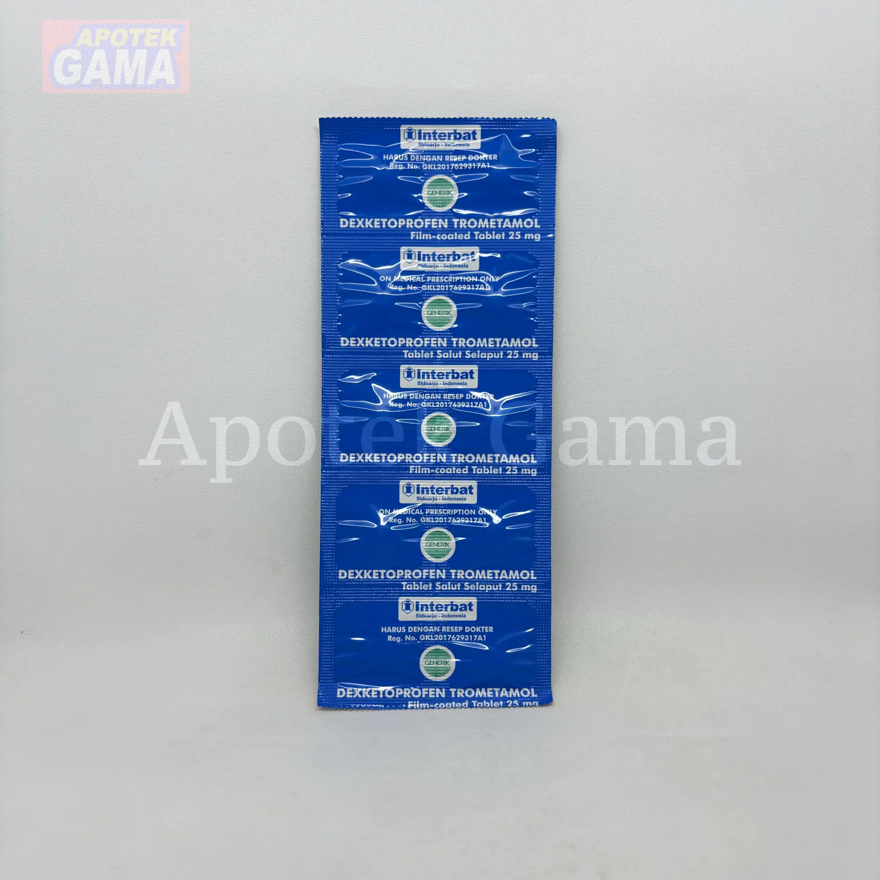 DEXKETOPROFEN TROMETAMOL TAB 25 3
