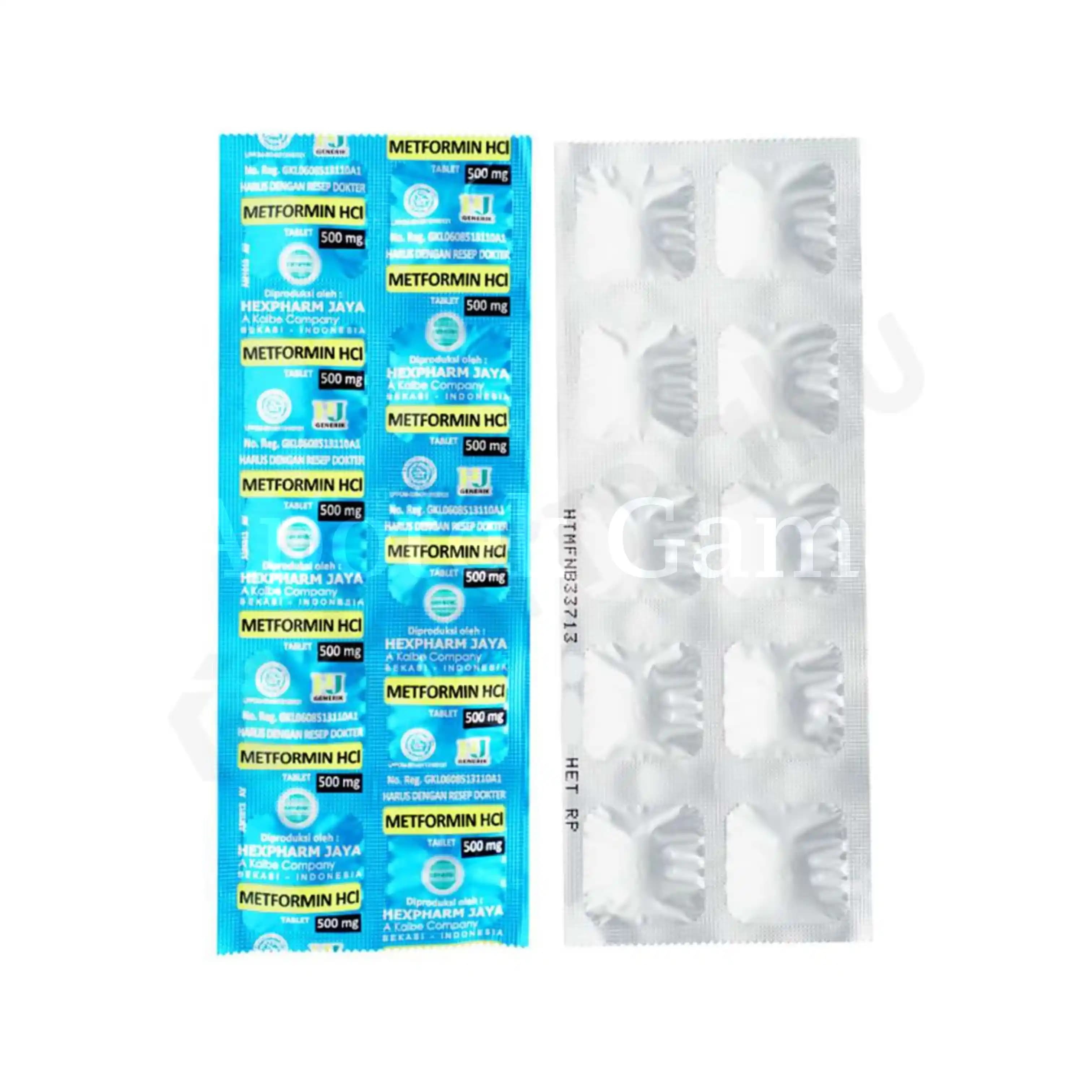 METFORMIN TAB 500 (GEN) HJ