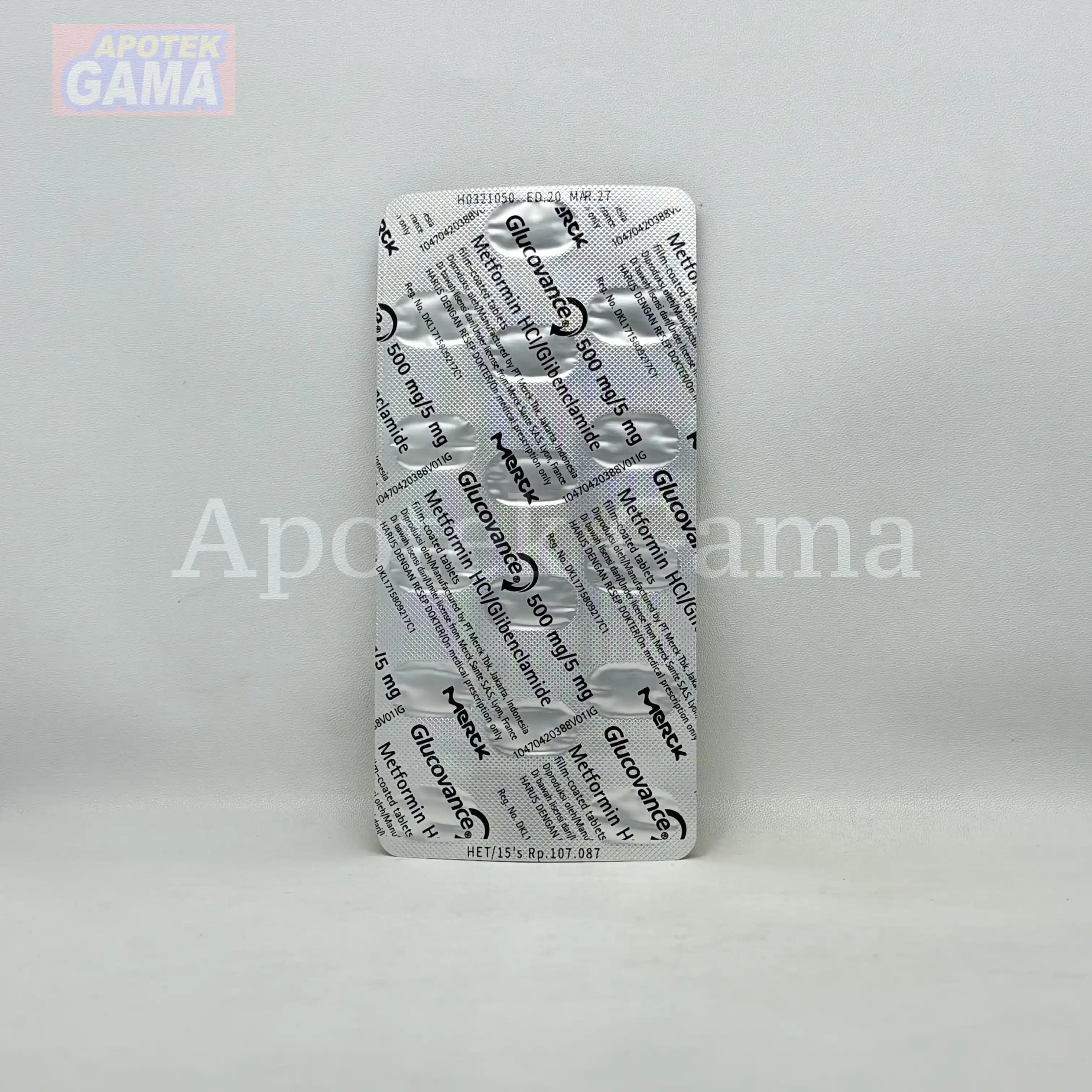 GLUCOVANCE TAB 500/5 3