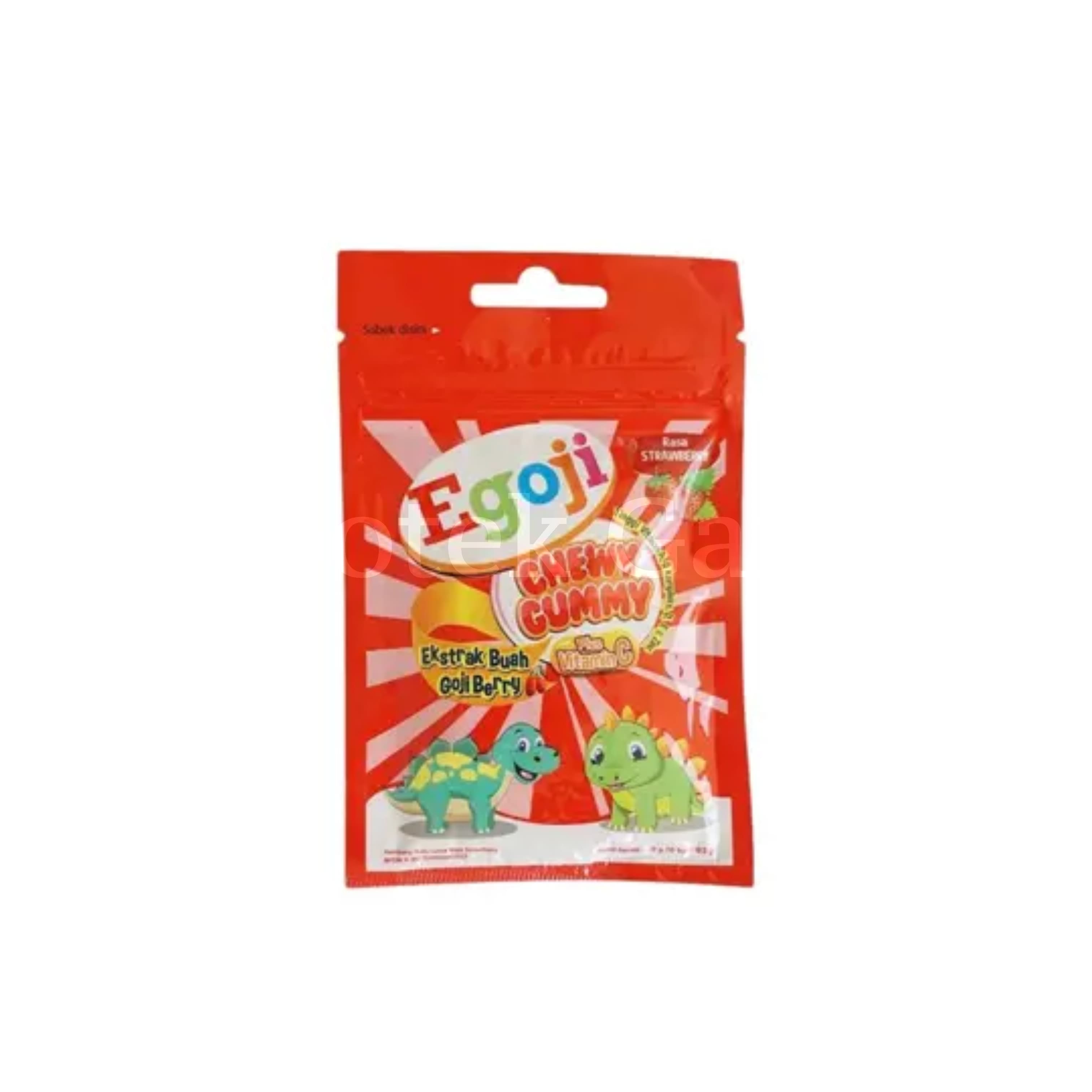 EGOJI CHEWY GUMMY STRAWBERRY SACHET 20 GR
