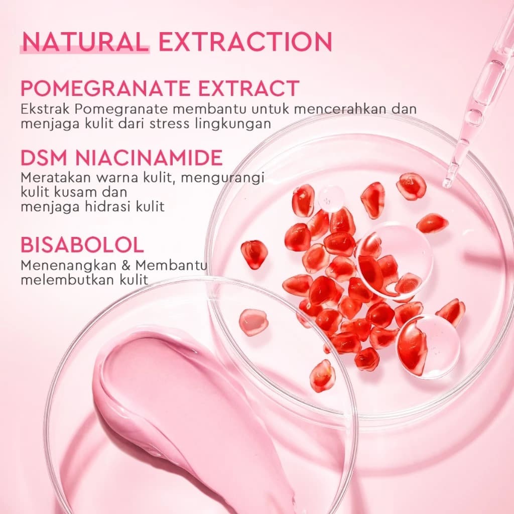 GLAD 2 GLOW POMEGRANATE BRIGHTENING CLAY MASK 30GR 5