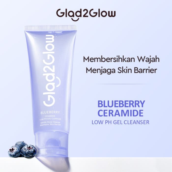 GLAD2GLOW BLUBERRY GEL CLEANSER 70ML 2